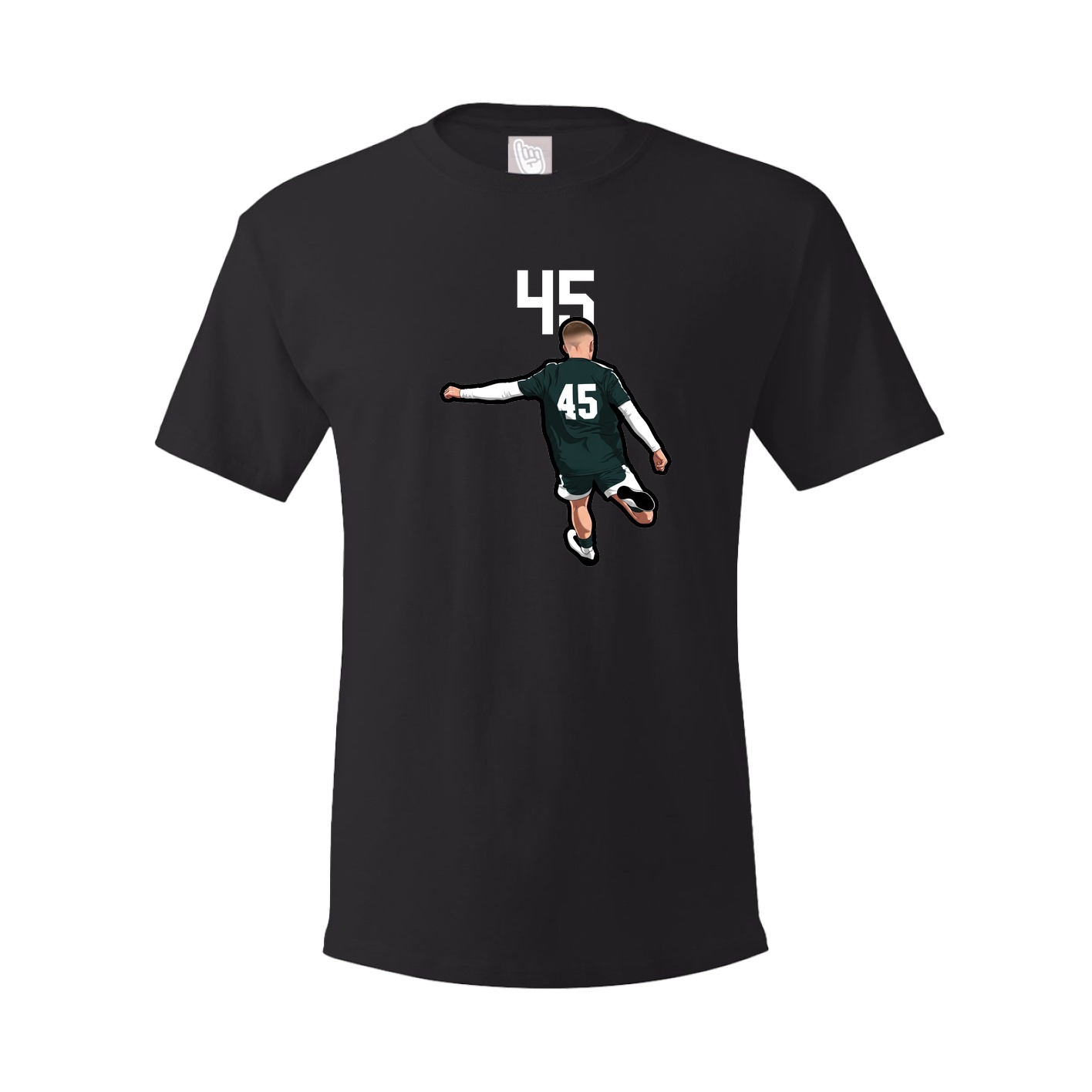 Tee — Number Top in Black