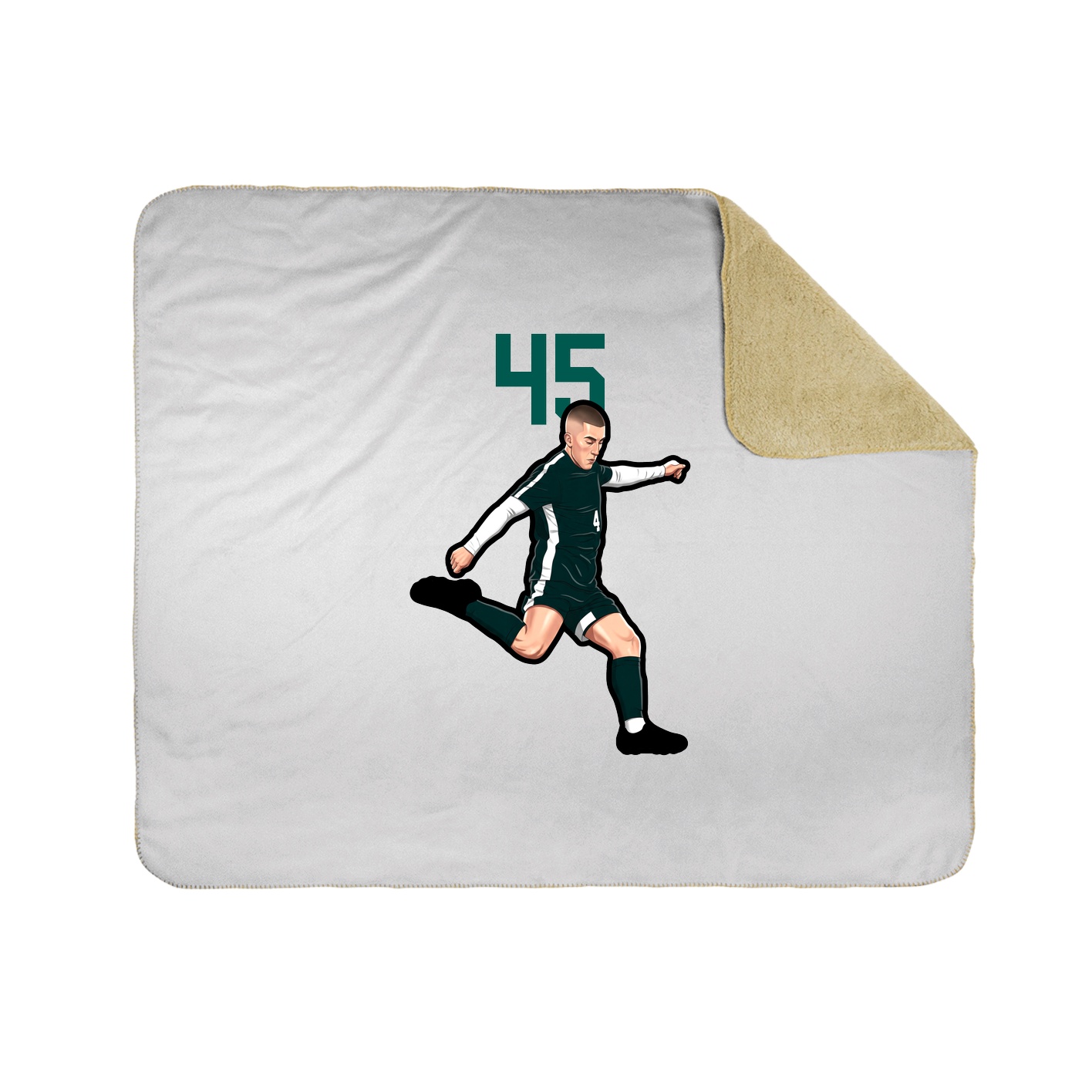 50x60 Sherpa Lined Throw Blanket