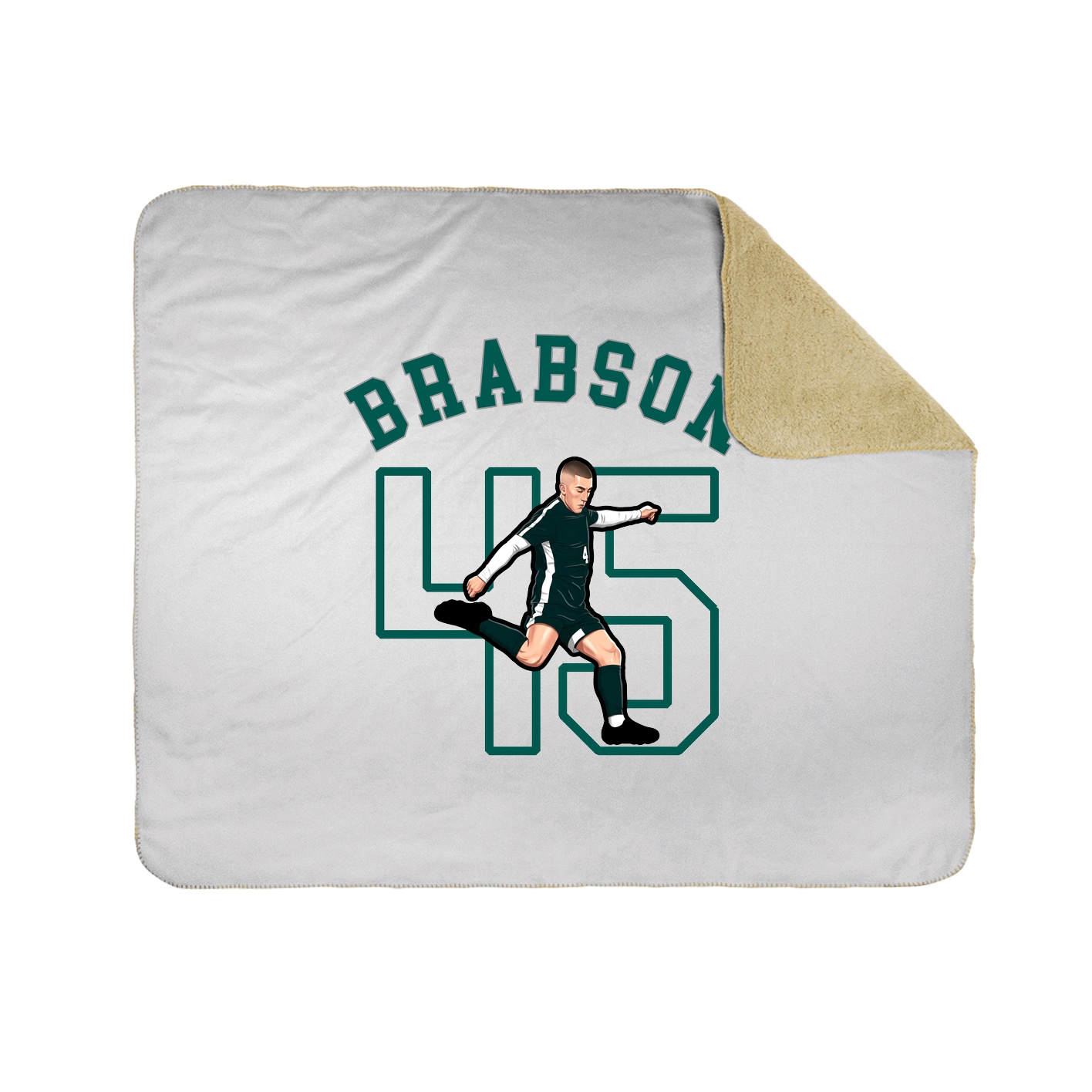 50x60 Sherpa Lined Throw Blanket