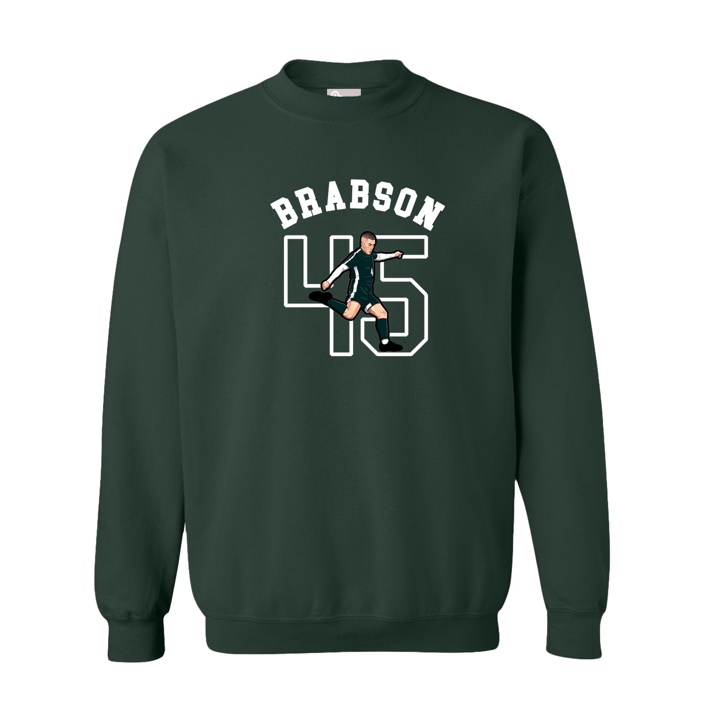Fleece Crew — Shirsey Arch in Green