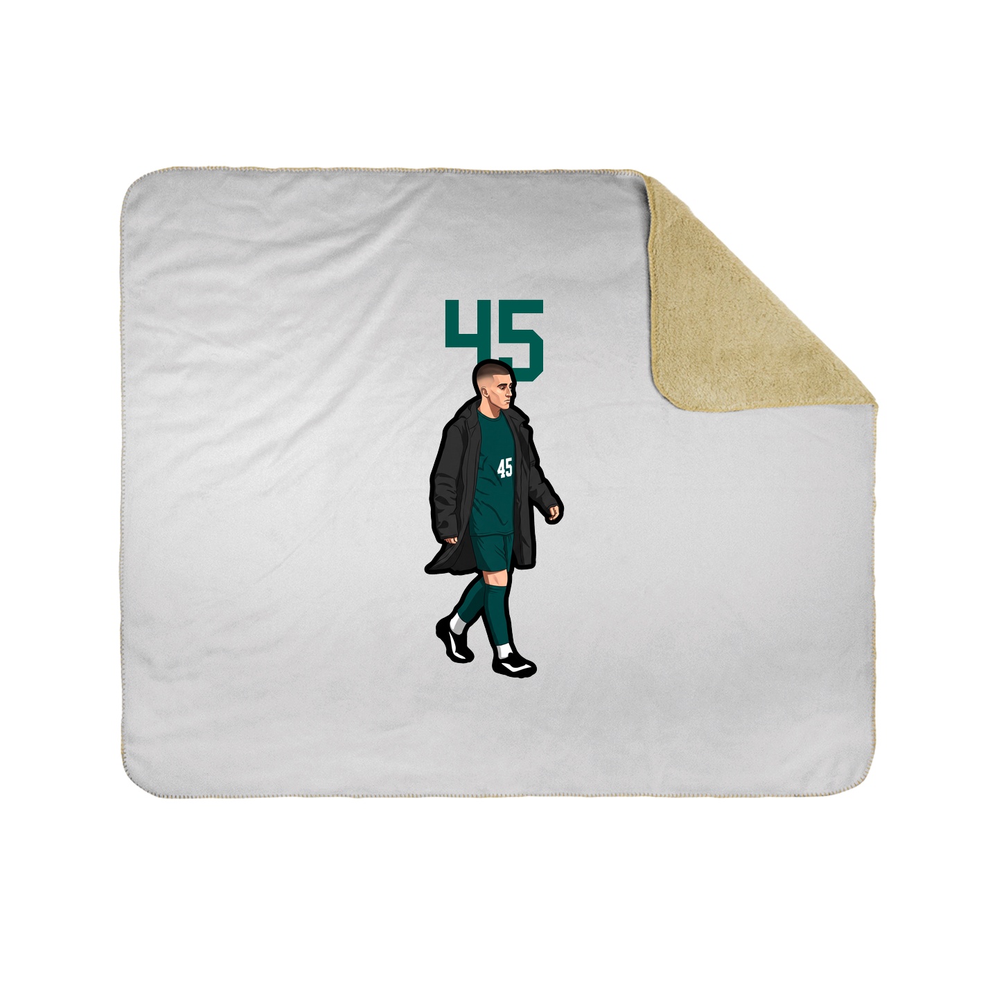 50x60 Sherpa Lined Throw Blanket