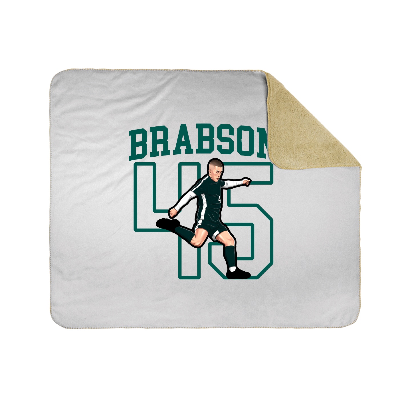 50x60 Sherpa Lined Throw Blanket