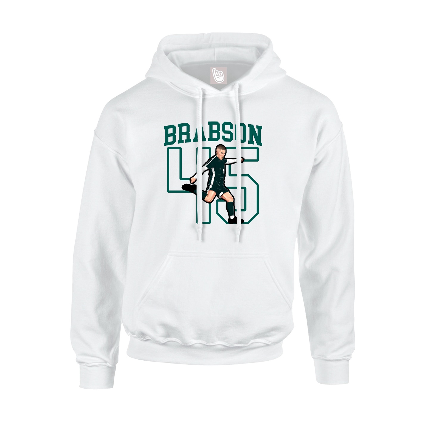 Hoodie — Shirsey in White