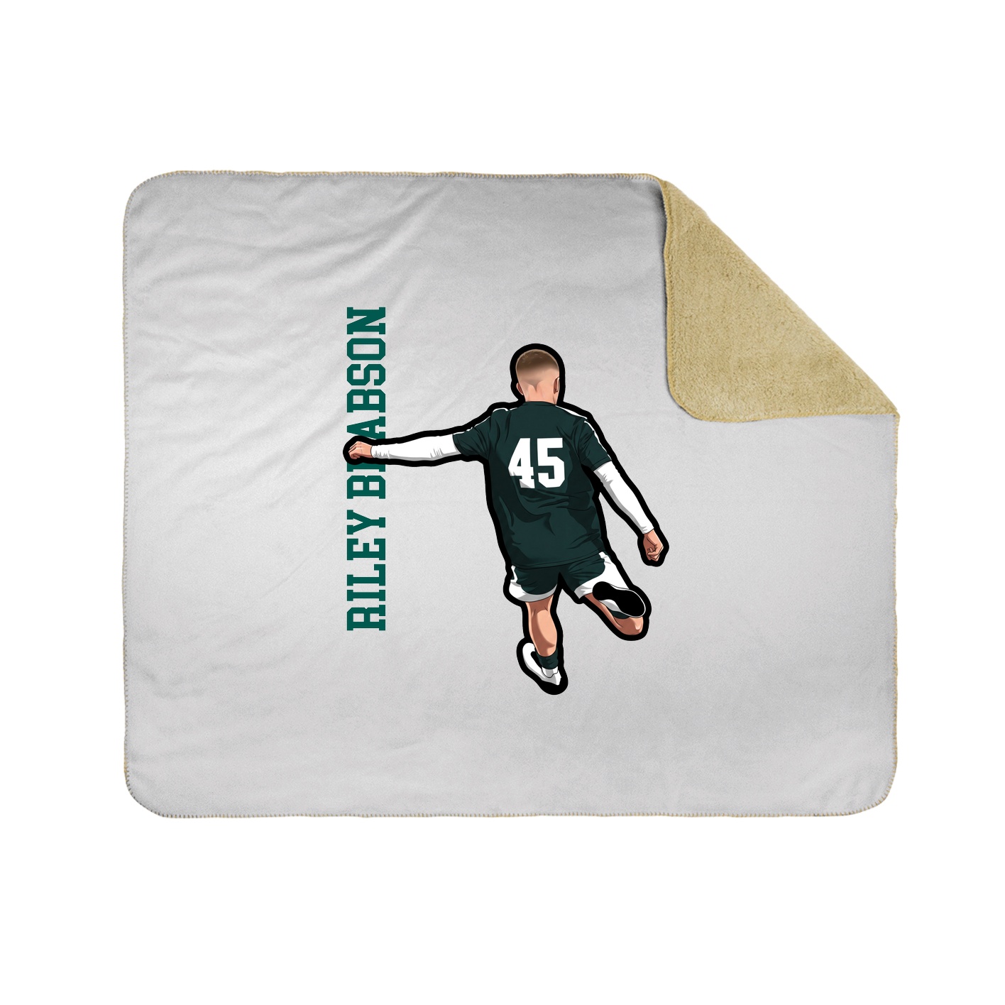 50x60 Sherpa Lined Throw Blanket