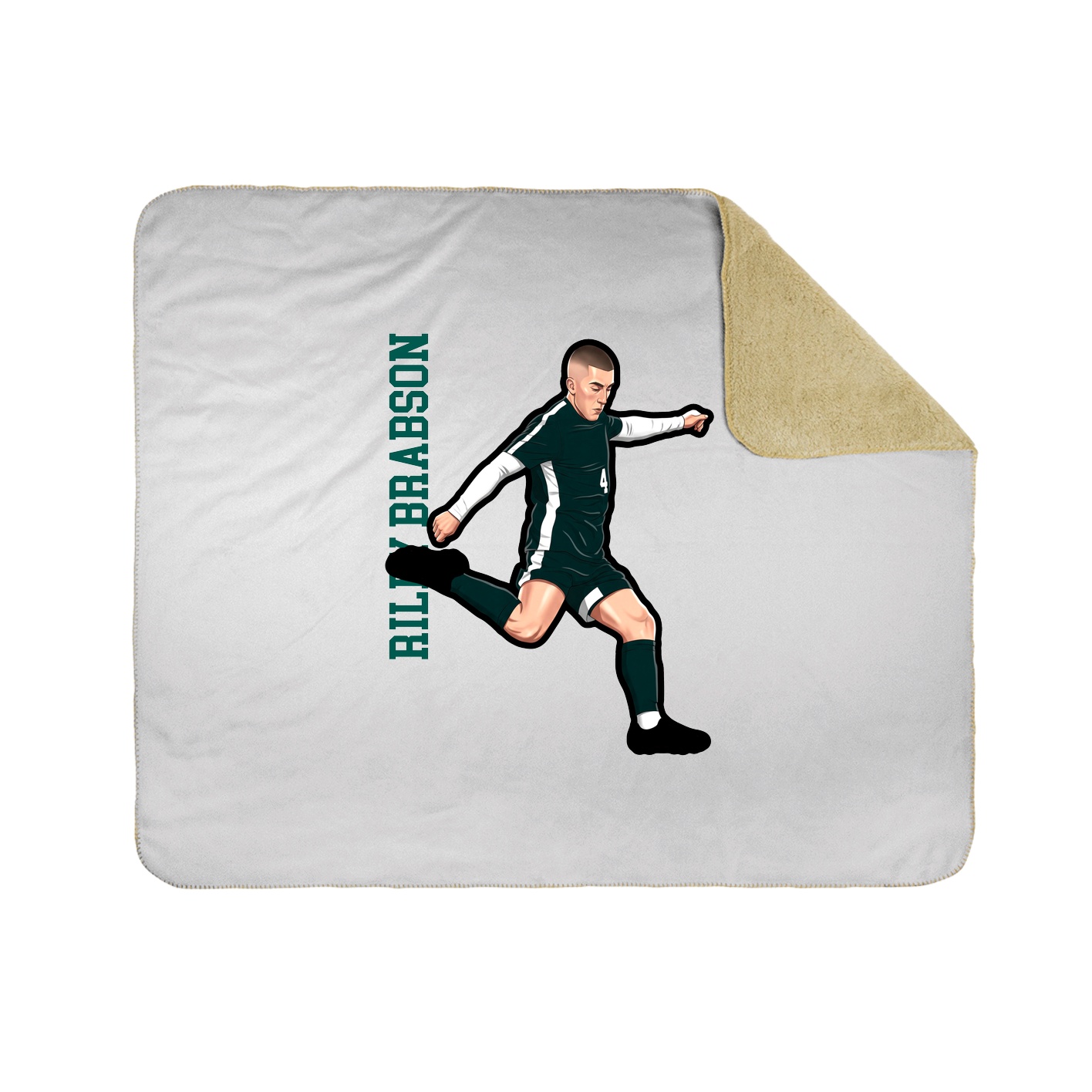 50x60 Sherpa Lined Throw Blanket