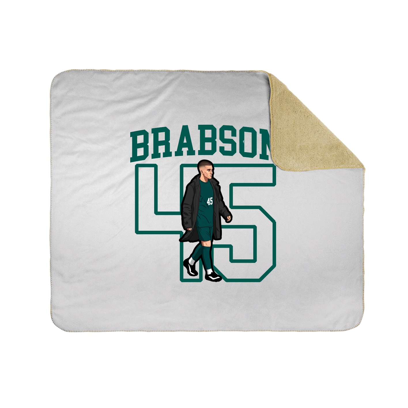 50x60 Sherpa Lined Throw Blanket