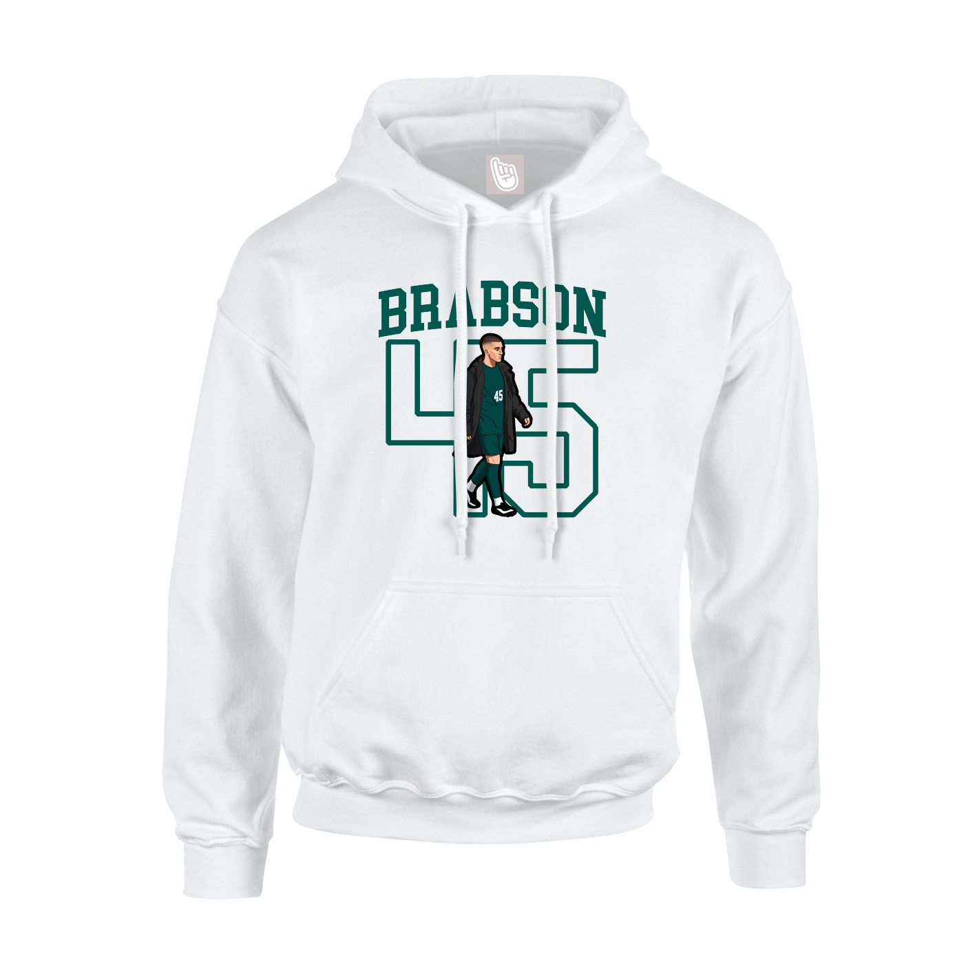 Hoodie — Shirsey in White