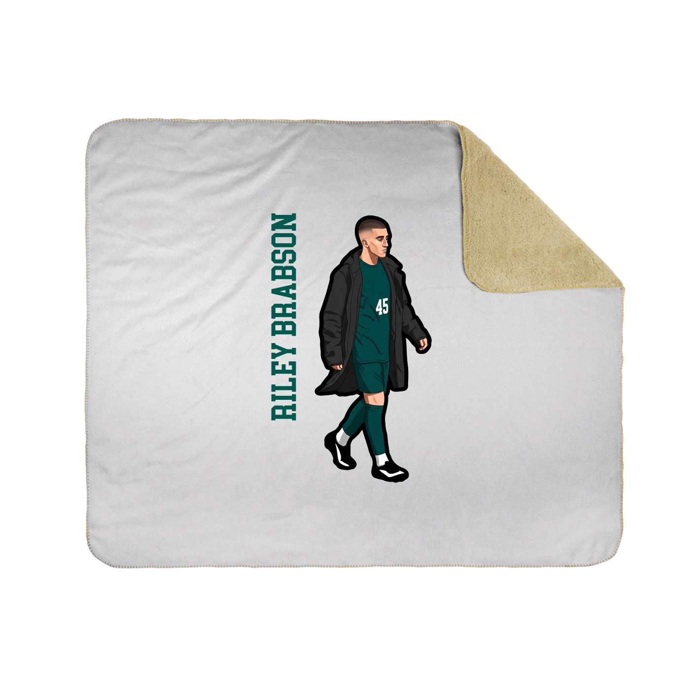 50x60 Sherpa Lined Throw Blanket