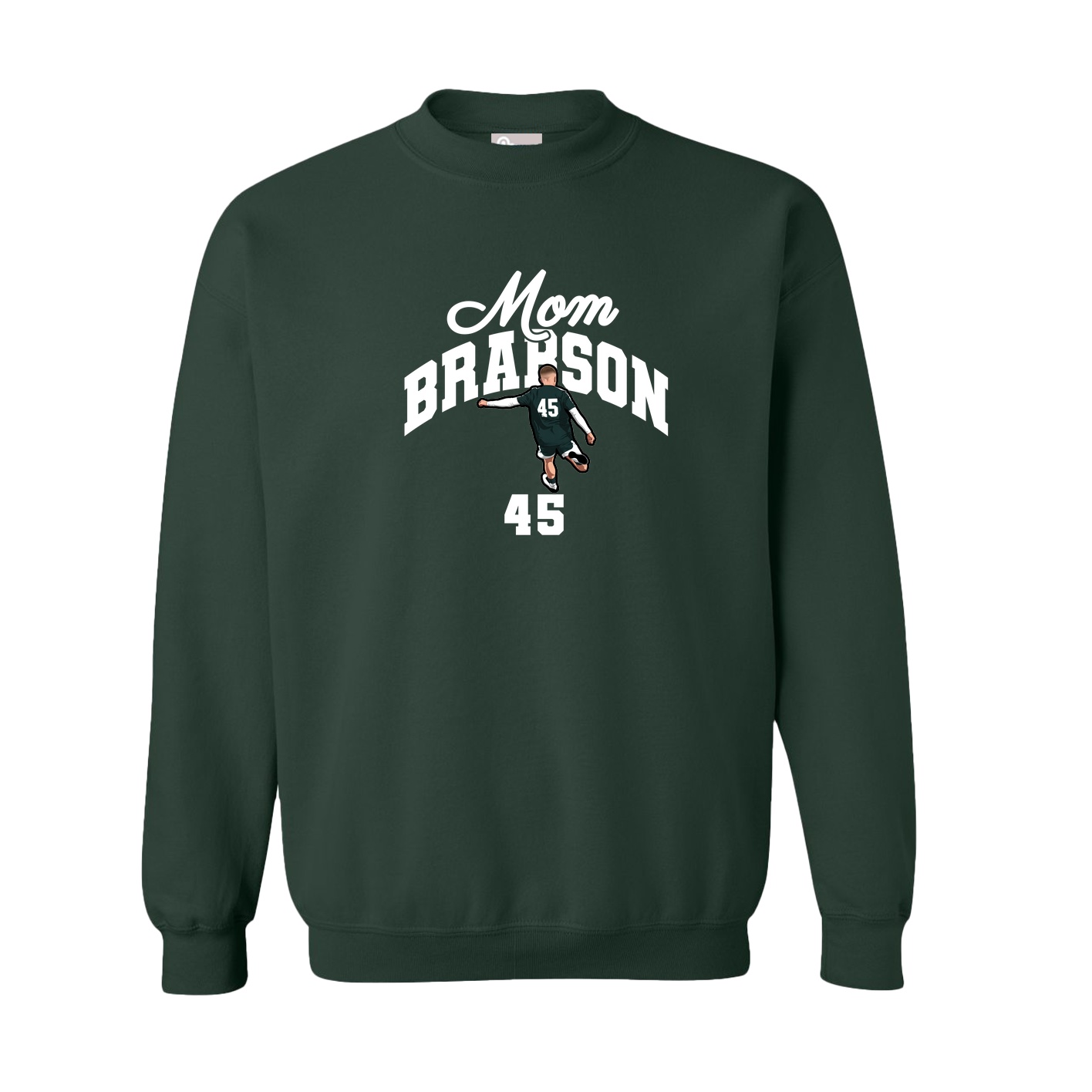 Fleece Crew — Mothers Day Arch in Green