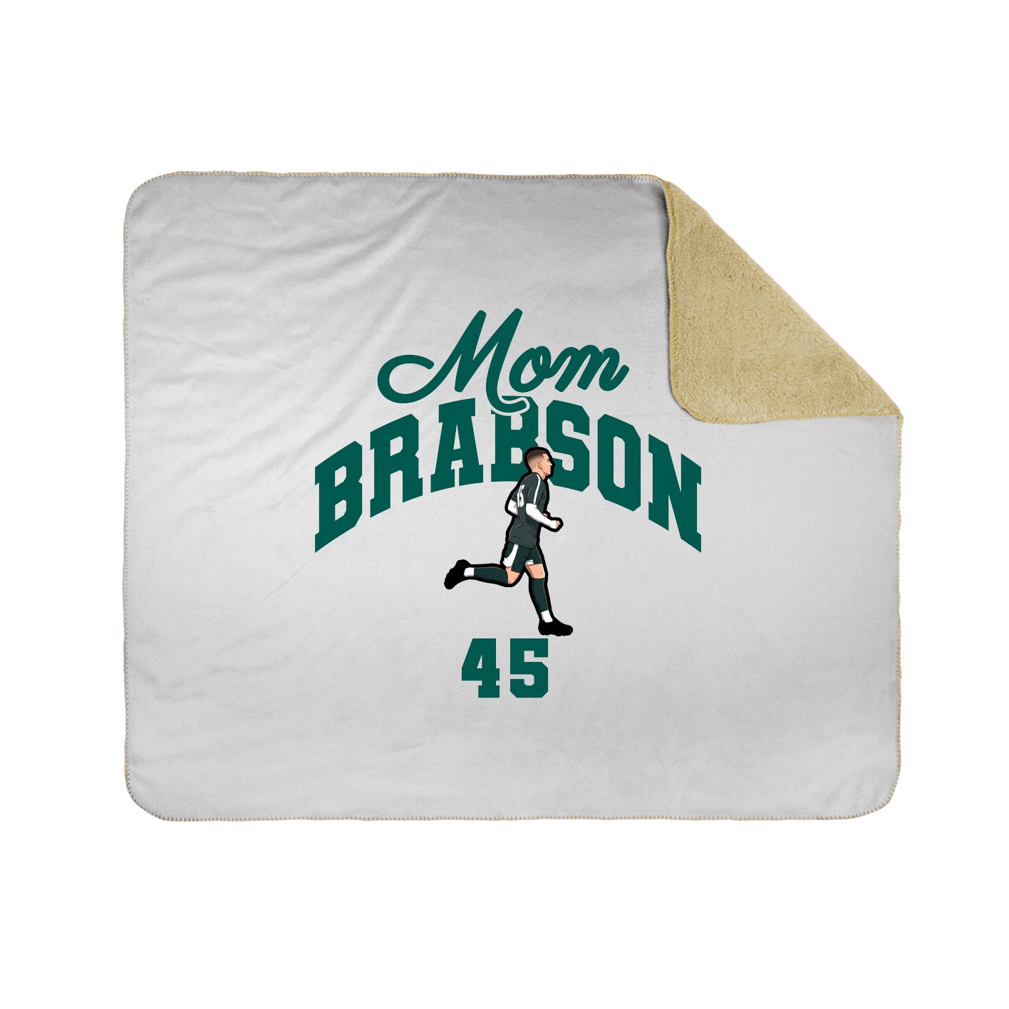 Throw Blanket — Mothers Day Arch in White