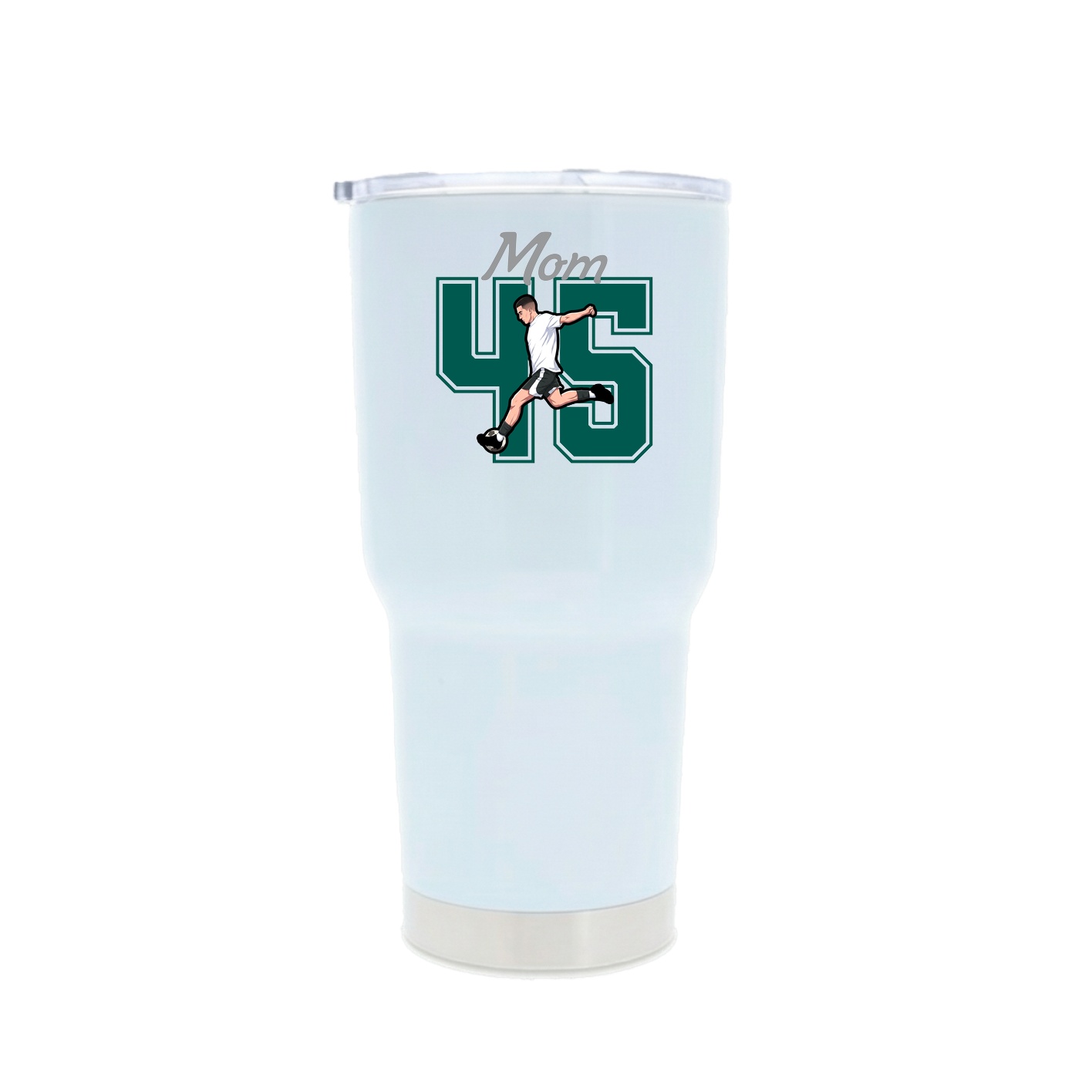 30oz Stainless Steel Tumbler — Mothers Day Shirsey in White