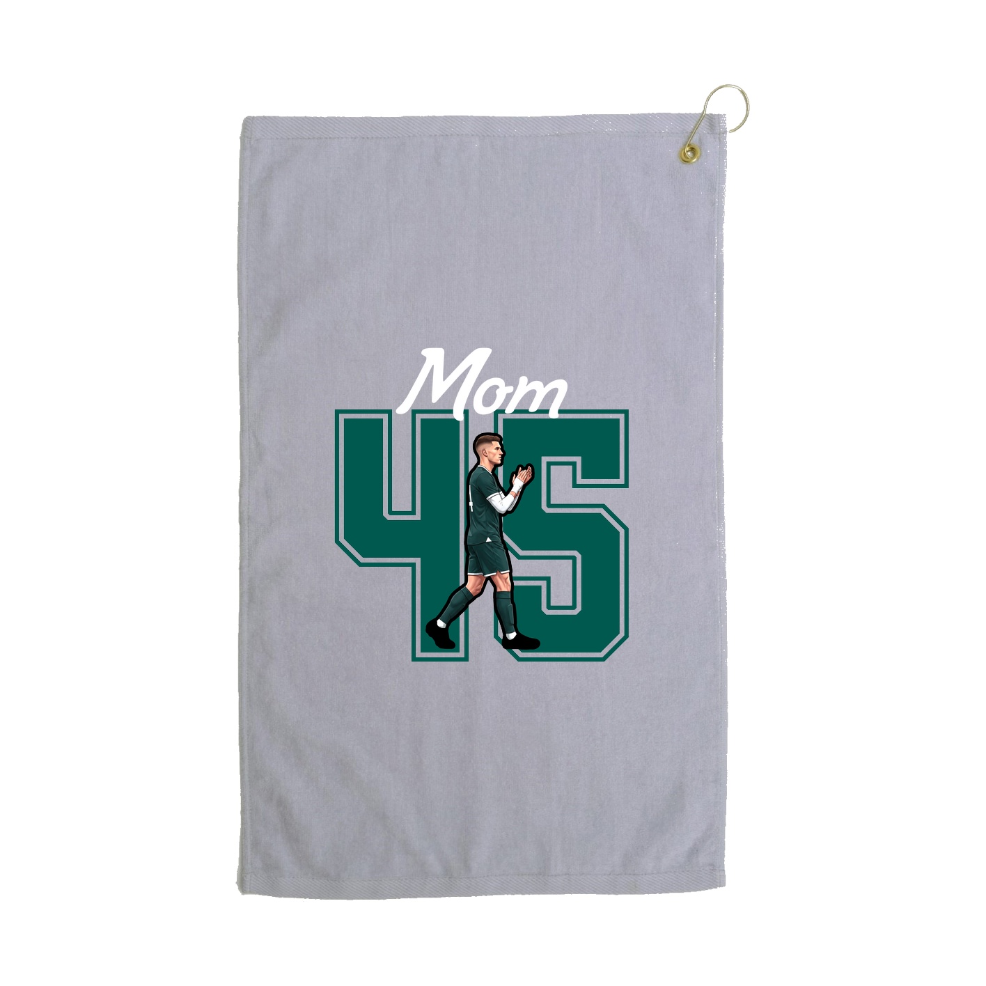 Golf Towel — Mothers Day Shirsey in Grey