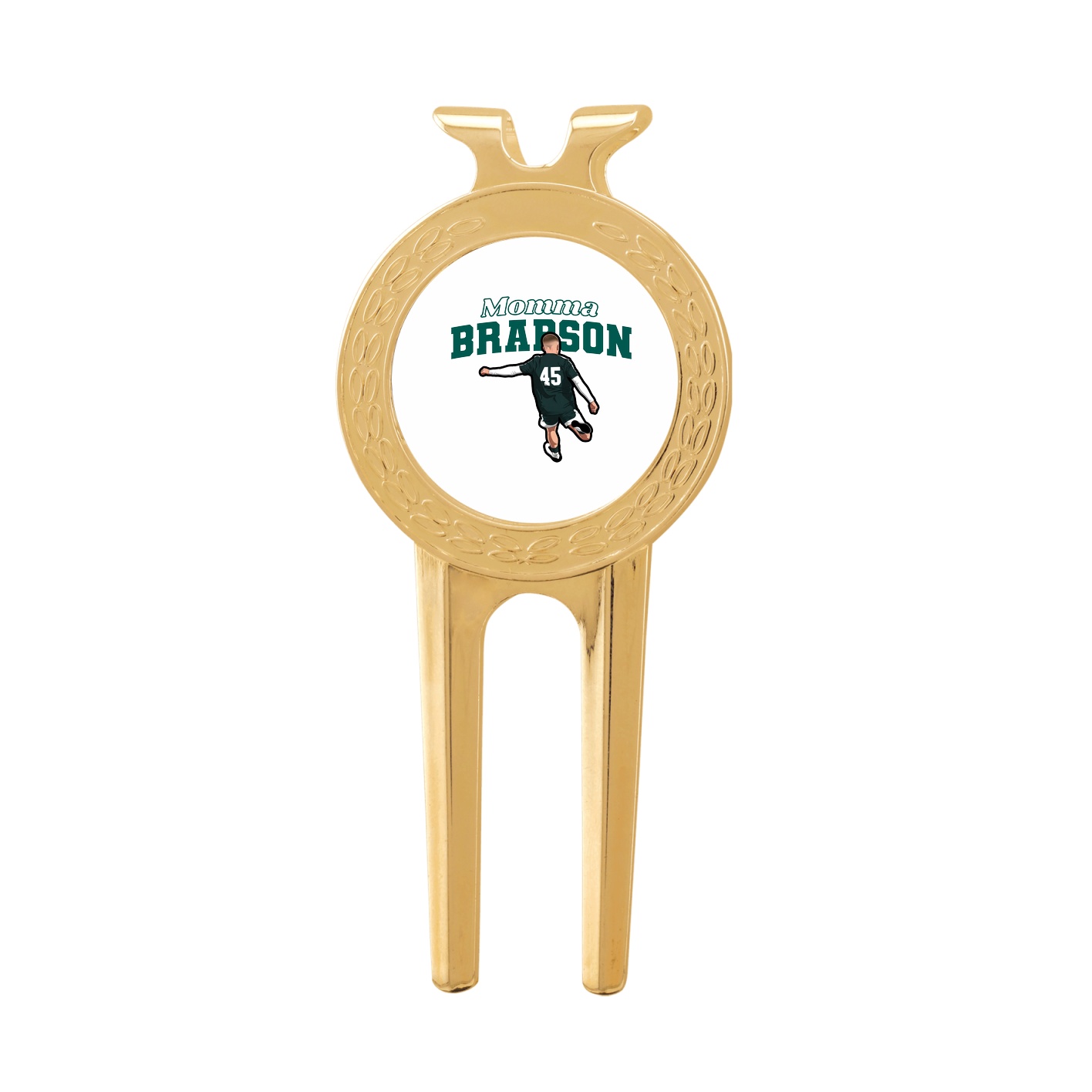 Divot Tool with Ball Marker — Mothers Day Block in Classic