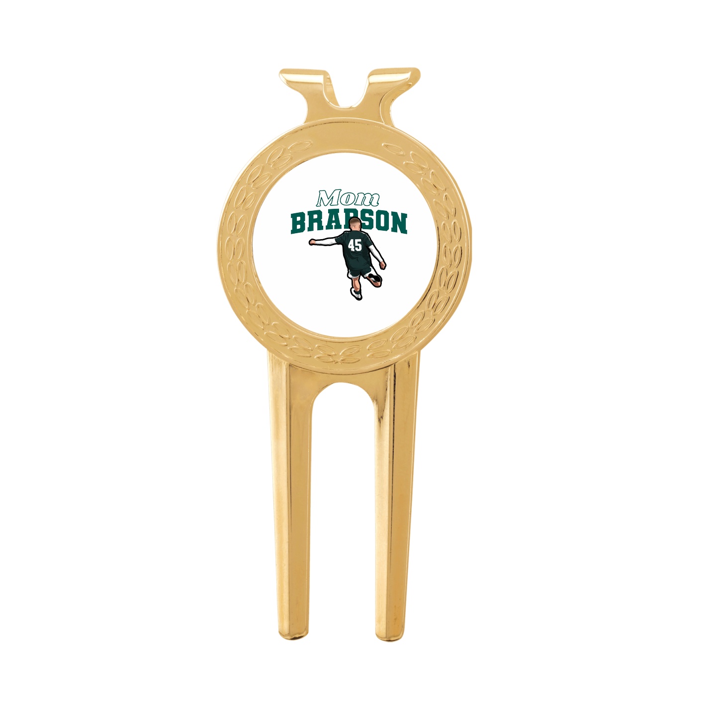 Divot Tool with Ball Marker — Mothers Day Block in Classic