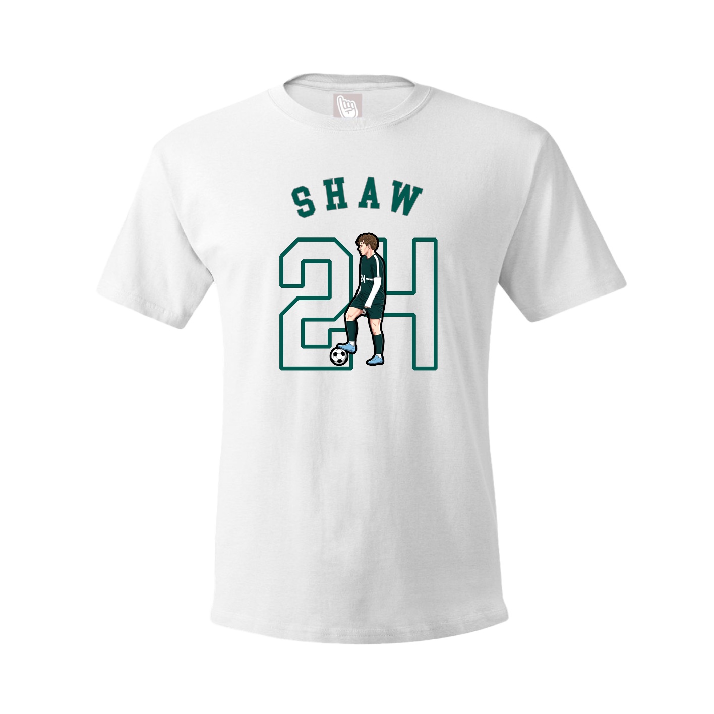 Youth Tee — Shirsey Arch in White