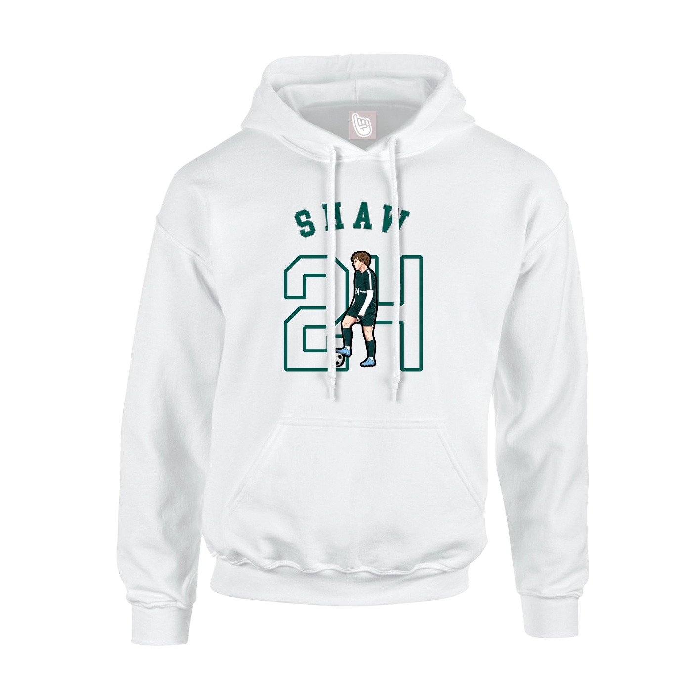 Hoodie — Shirsey Arch in White