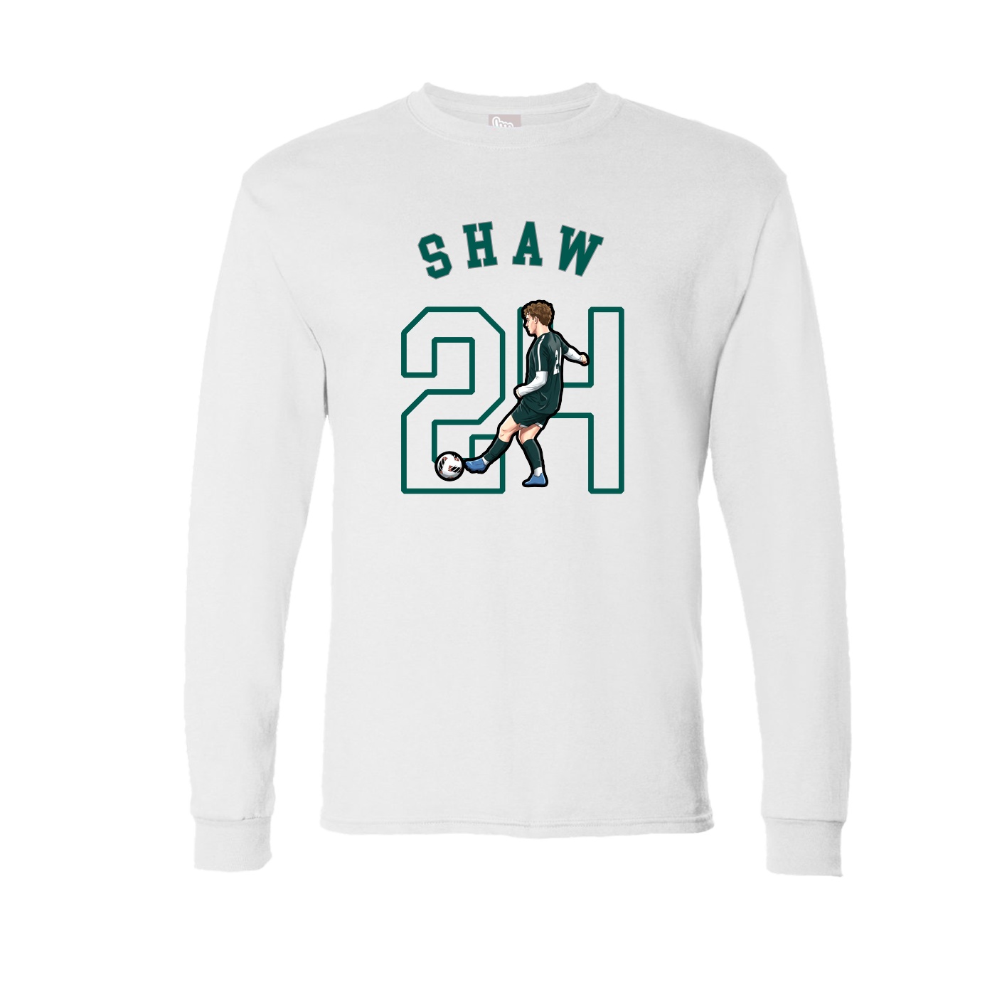 Long Sleeve Tee — Shirsey Arch in White