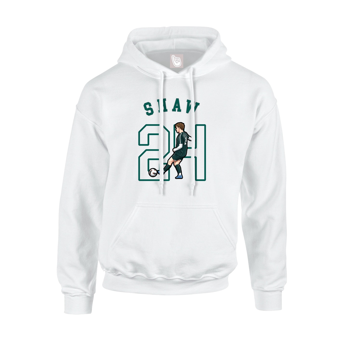 Hoodie — Shirsey Arch in White