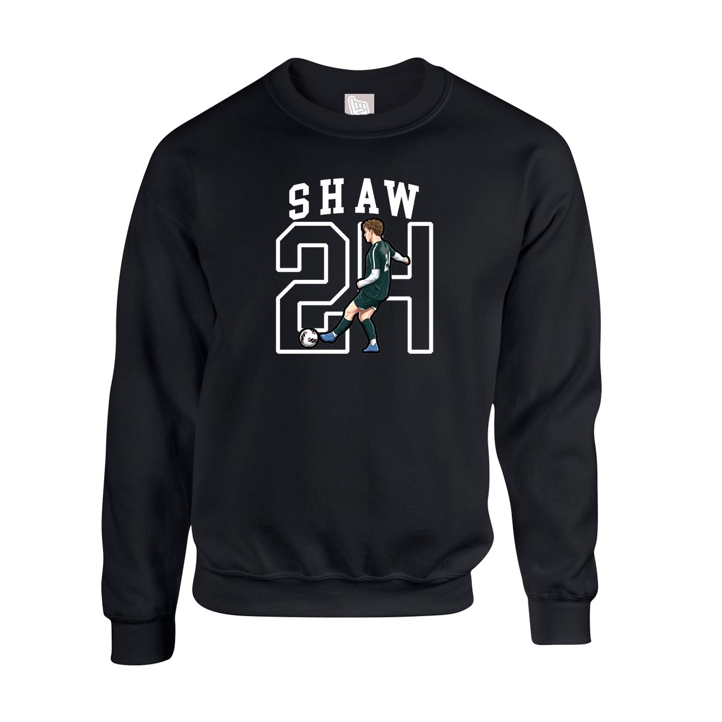 Fleece Crew — Shirsey in Black