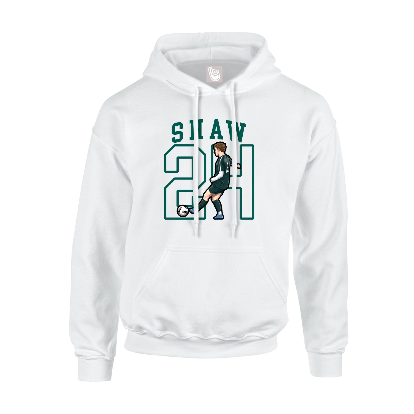 Youth Hoodie — Shirsey in White