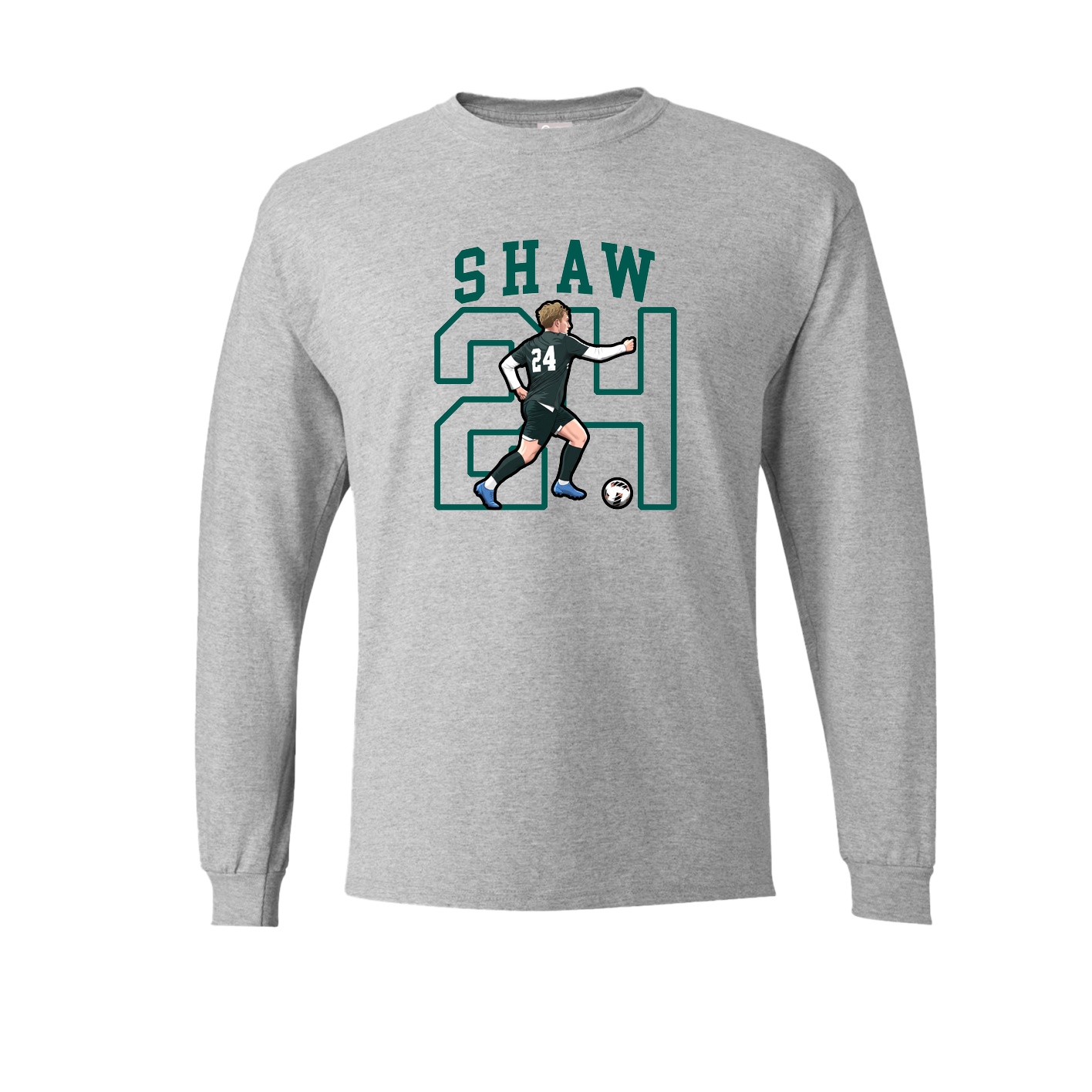 Long Sleeve Tee — Shirsey in Grey