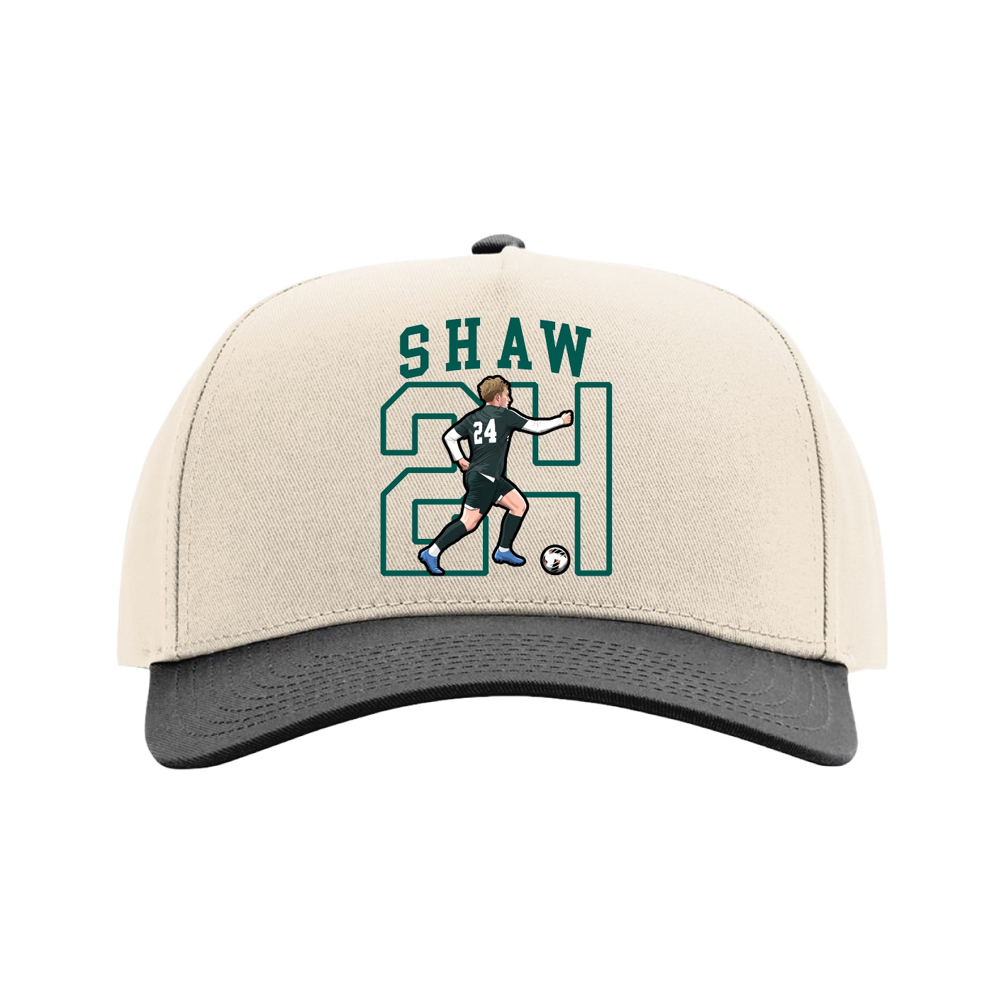 Full Fabric Five-Panel Champ Cap