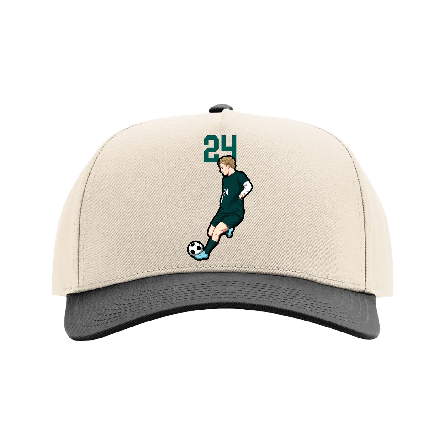 Full Fabric Five-Panel Champ Cap