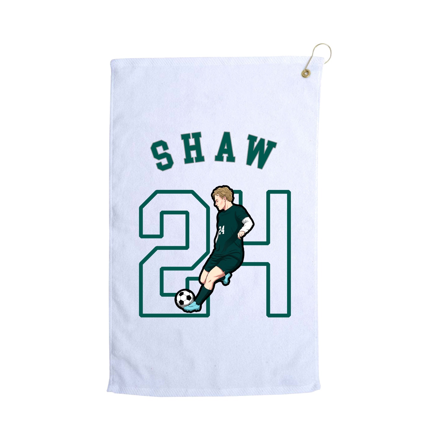 Golf Towel — Shirsey Arch in White