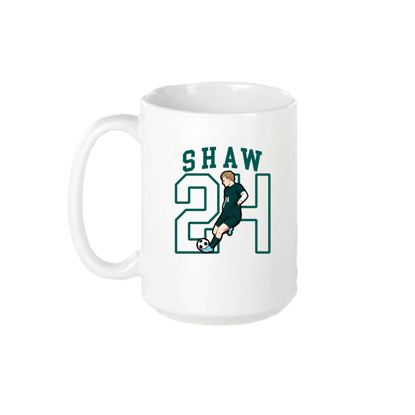 15oz Coffee Mug — Shirsey in White