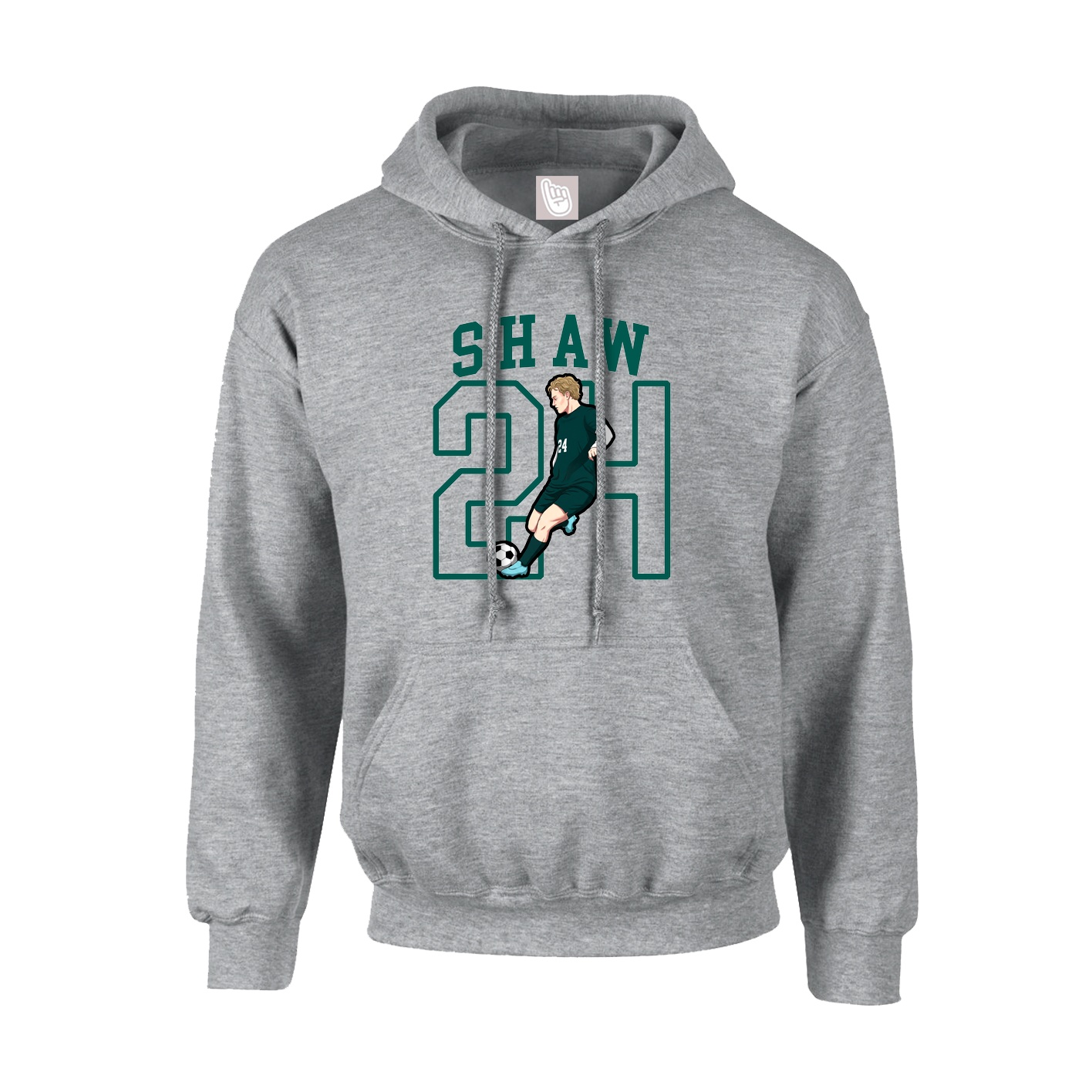 Youth Hoodie — Shirsey in Grey