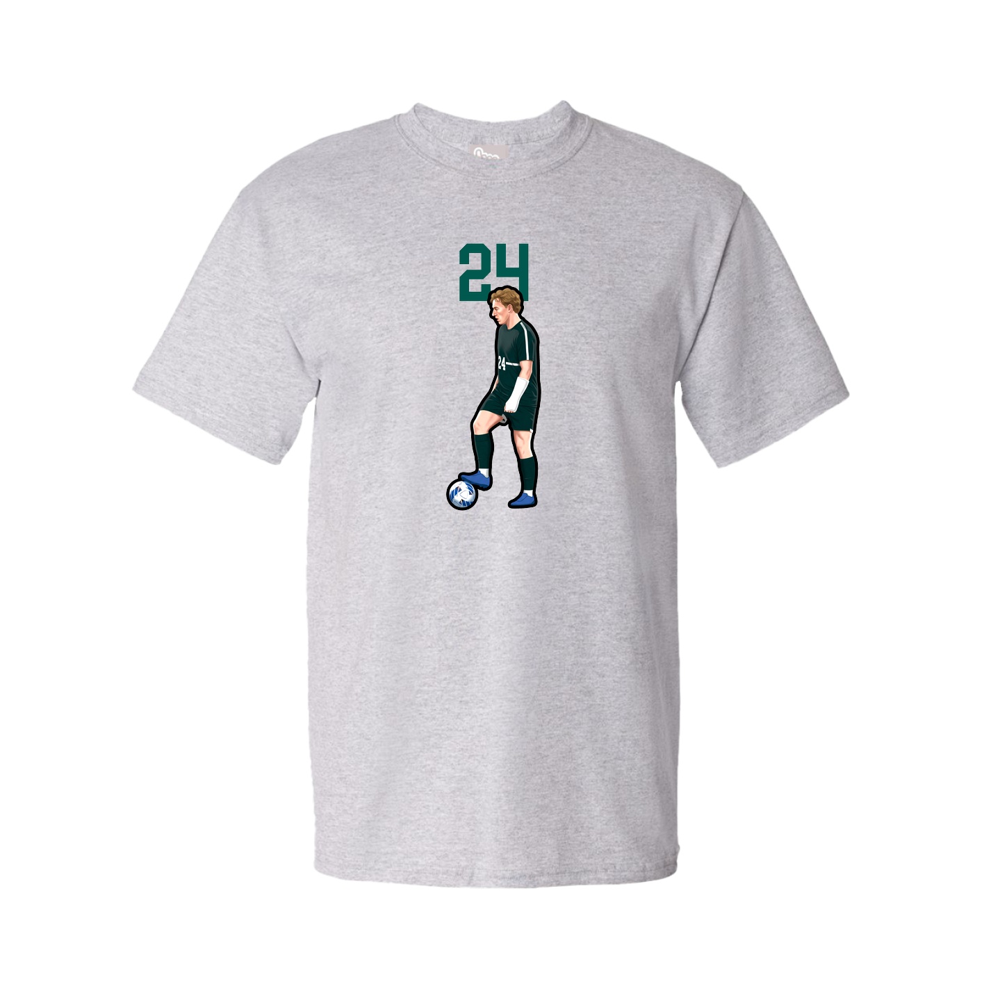 Tee — Number Top in Grey