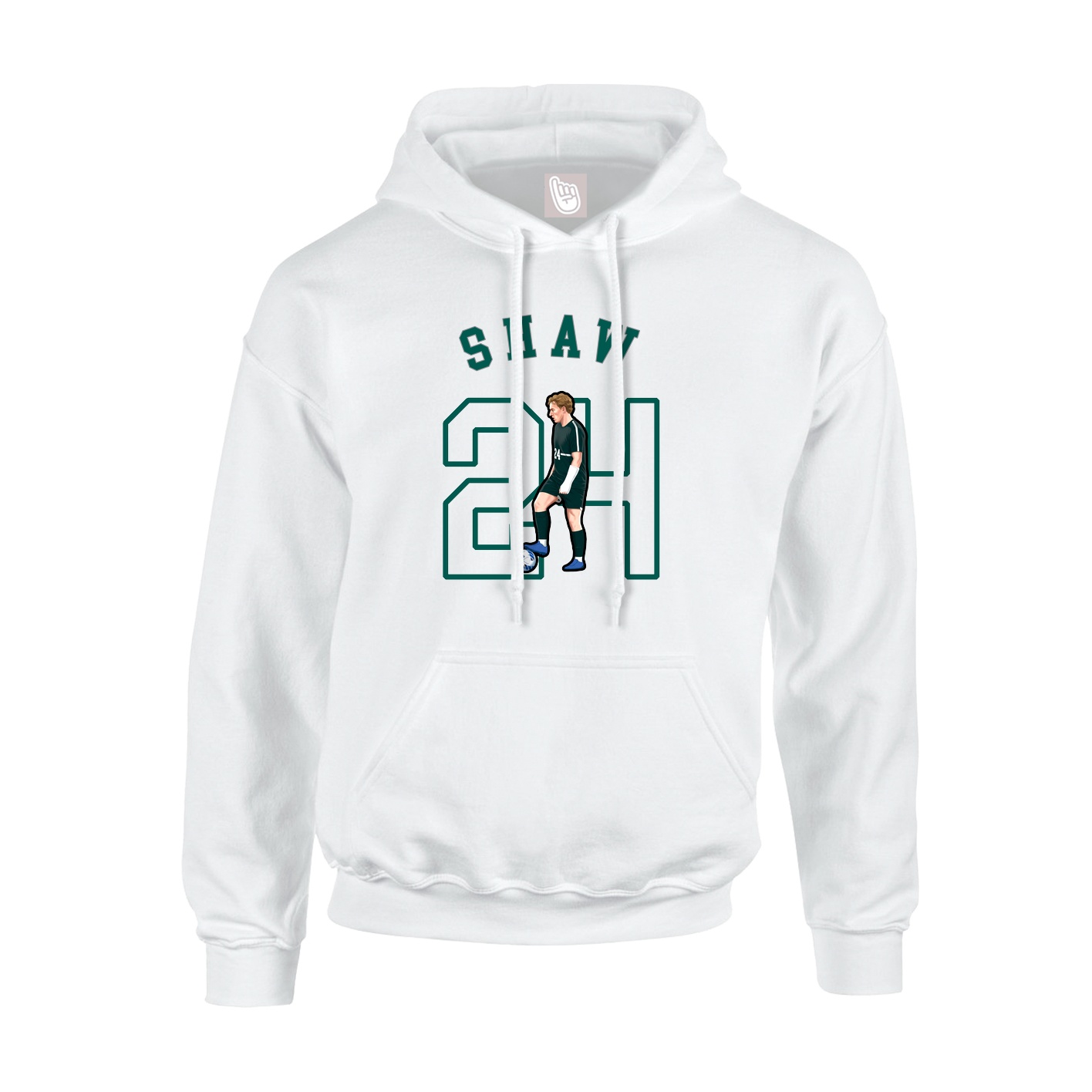 Hoodie — Shirsey Arch in White