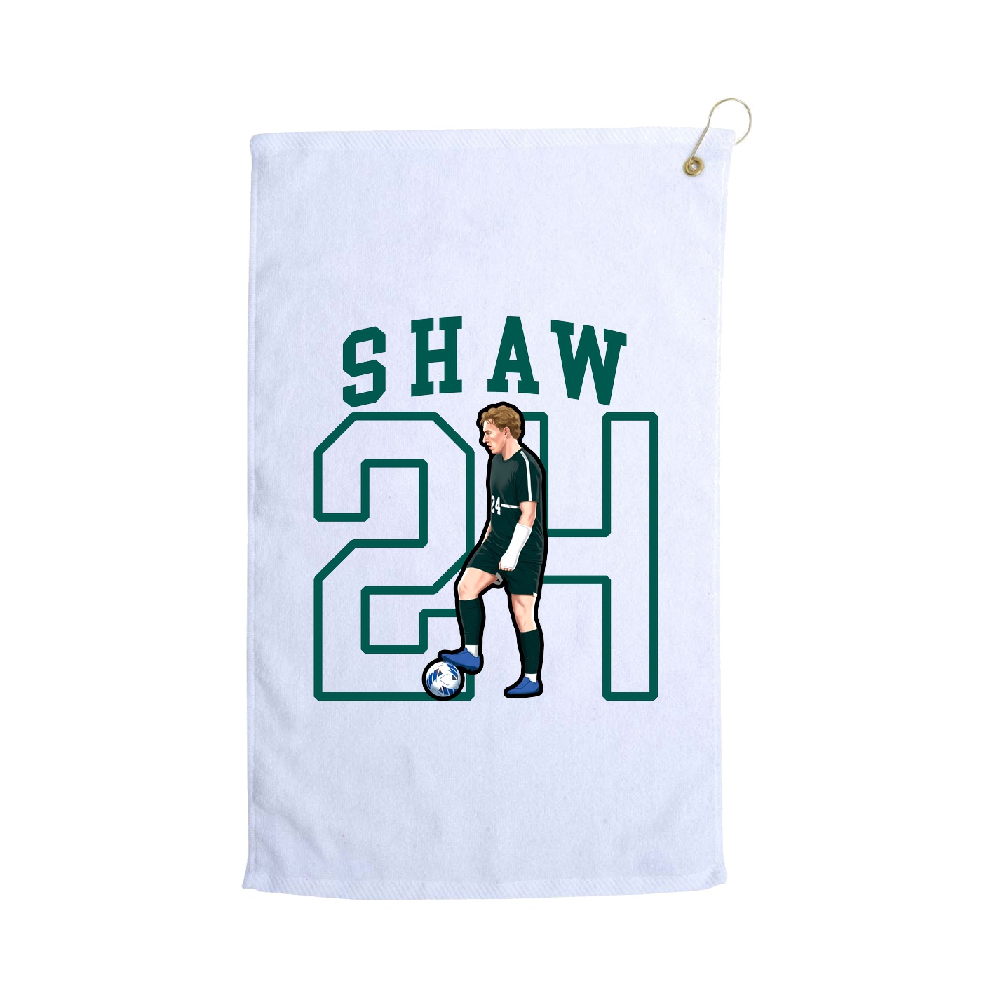 Golf Towel — Shirsey in White