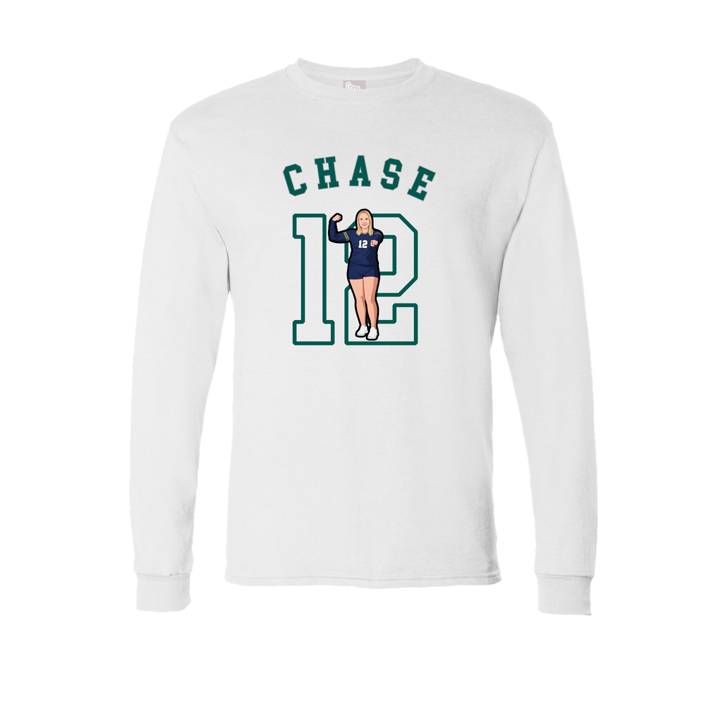 Long Sleeve Tee — Shirsey Arch in White