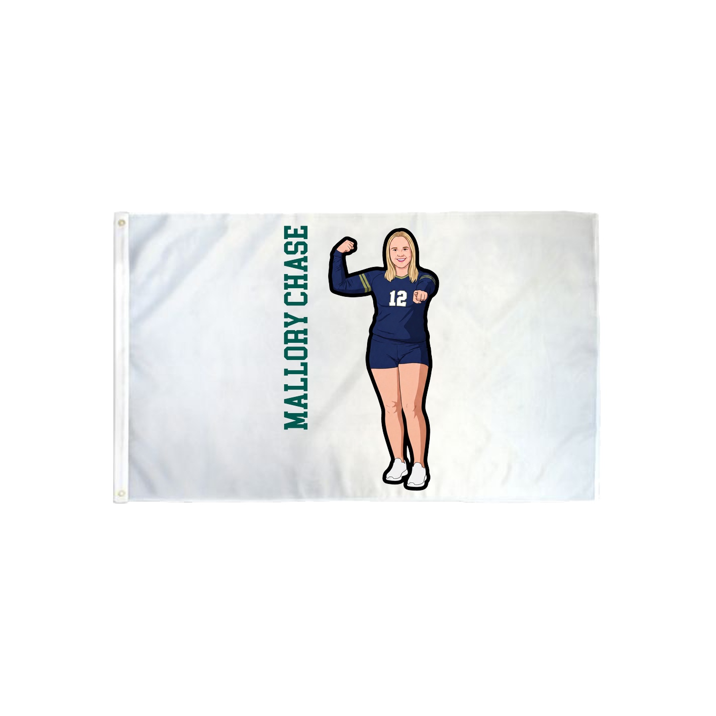 3x5 Flag — Name Vertical in Classic