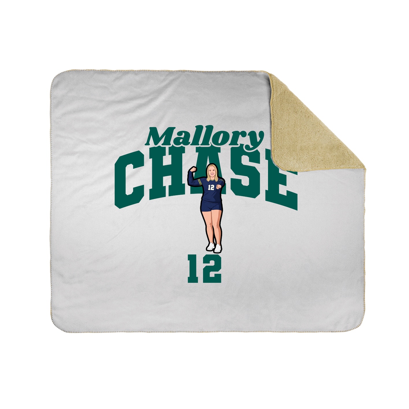 Throw Blanket — Signature Arch in White