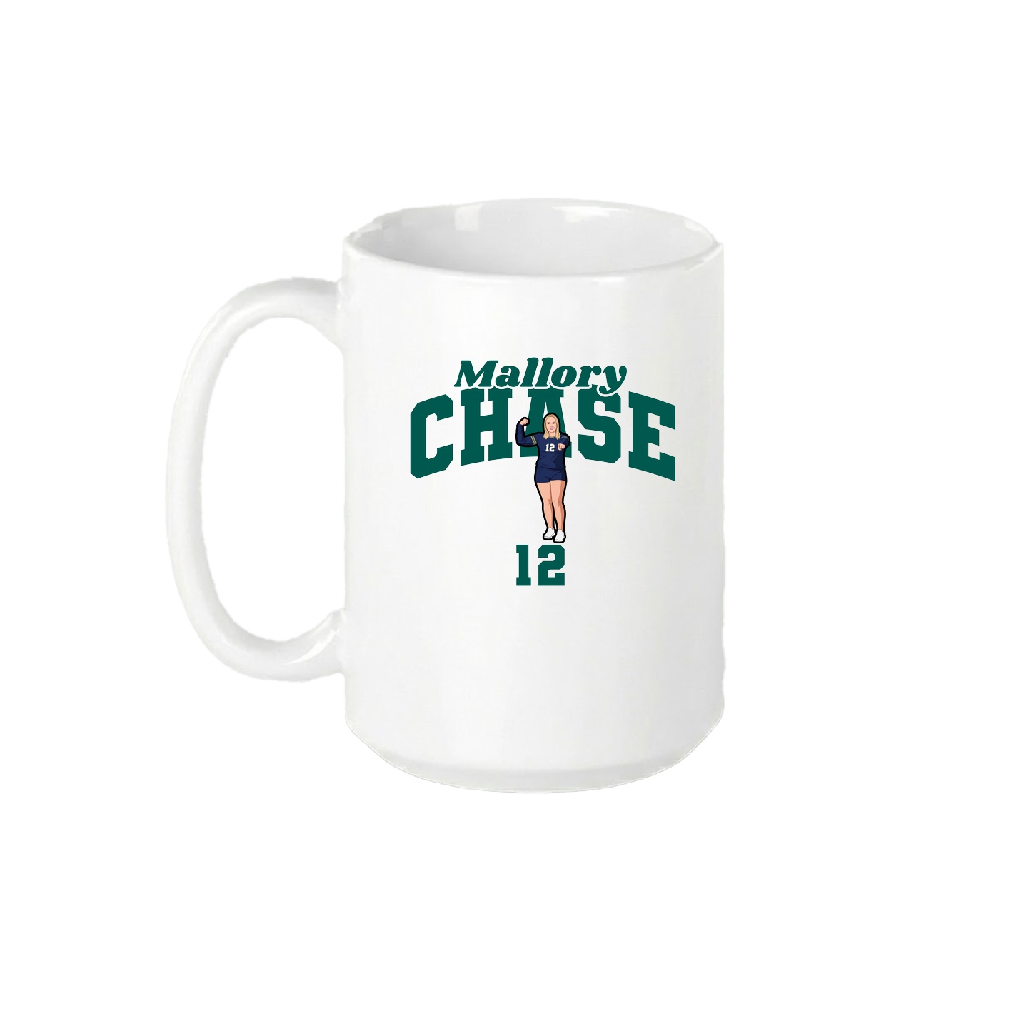 15oz Coffee Mug — Signature Arch in White