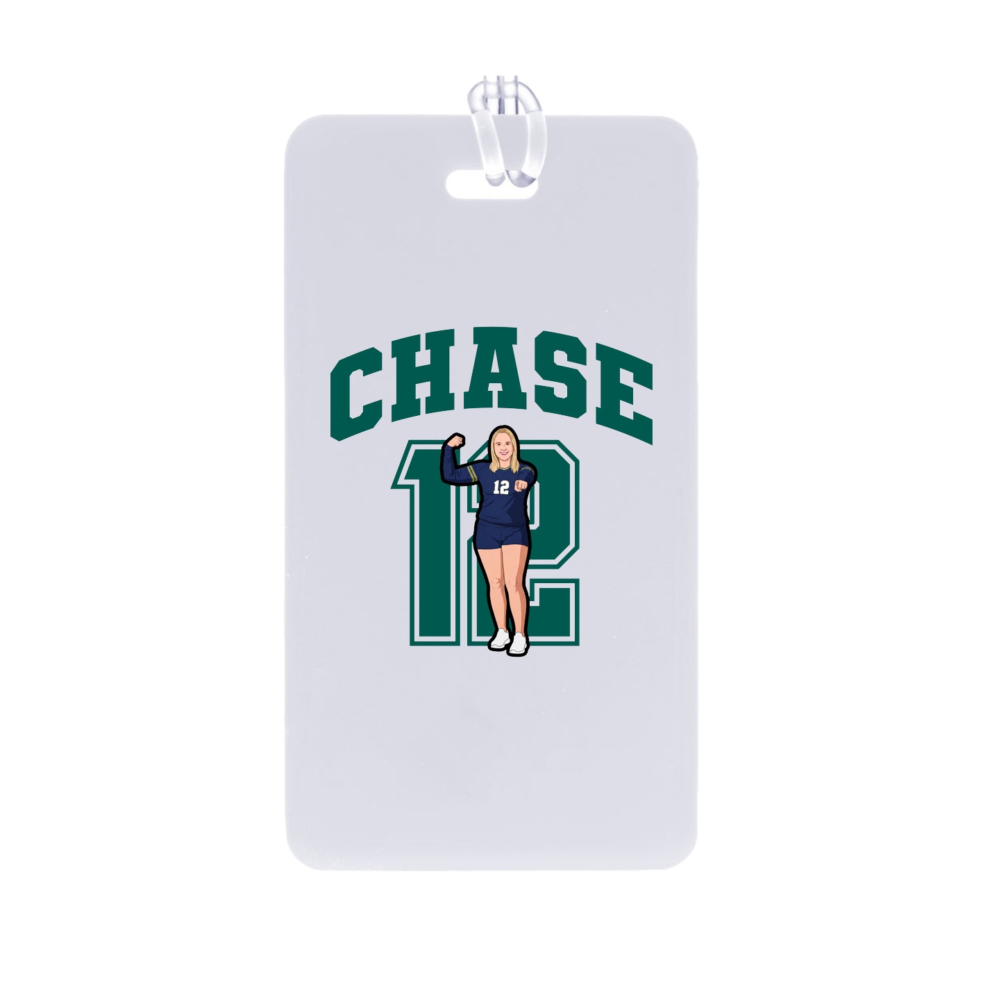 Bag Tag — Number in Classic