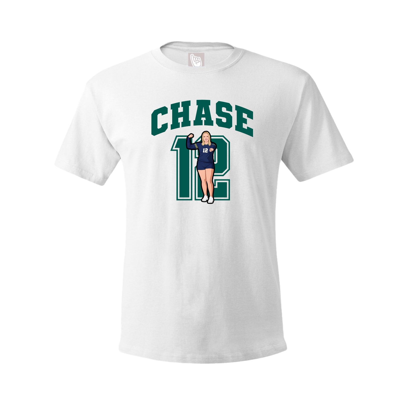 Tee — Number in White
