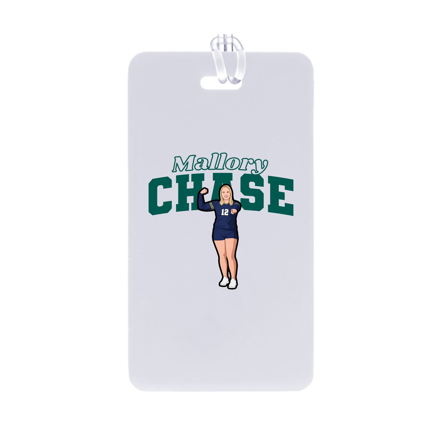 Bag Tag — Name Arch in Classic