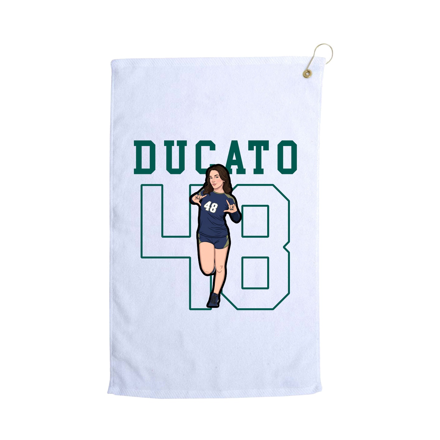Golf Towel — Shirsey in White