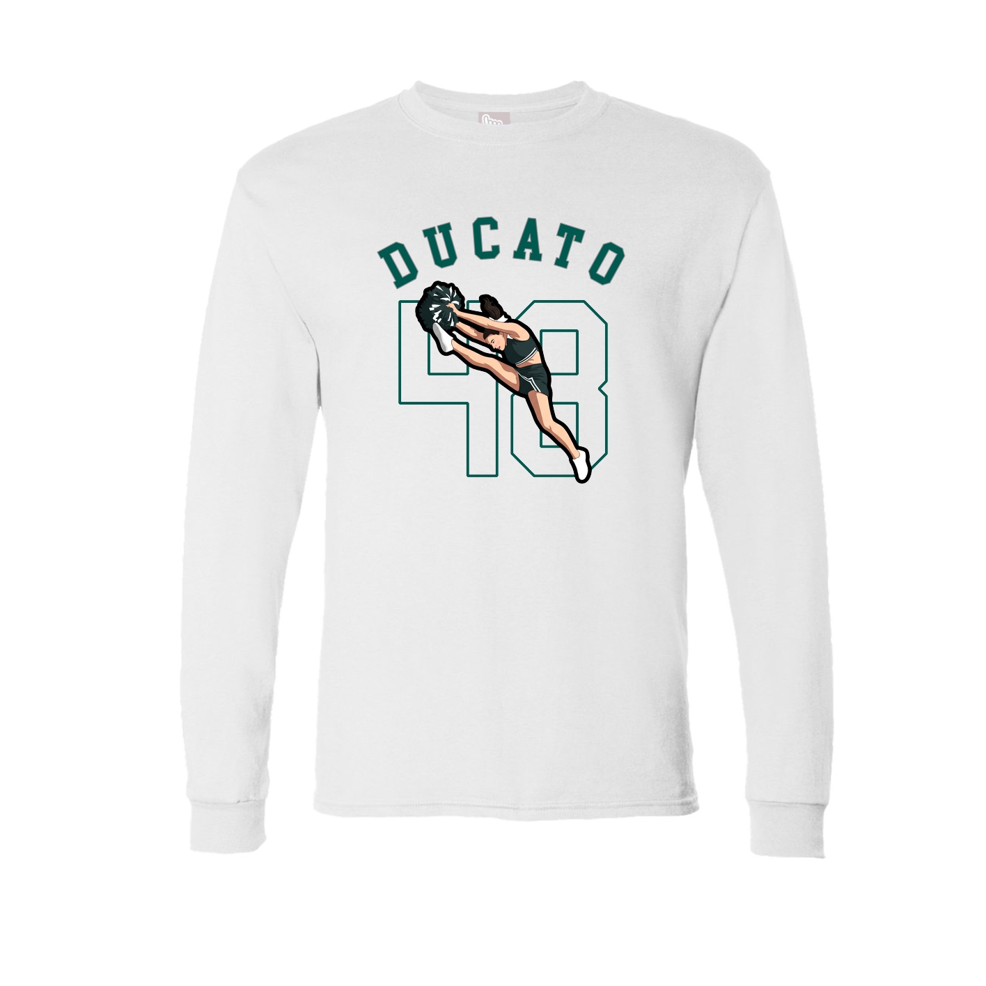 Long Sleeve Tee — Shirsey Arch in White