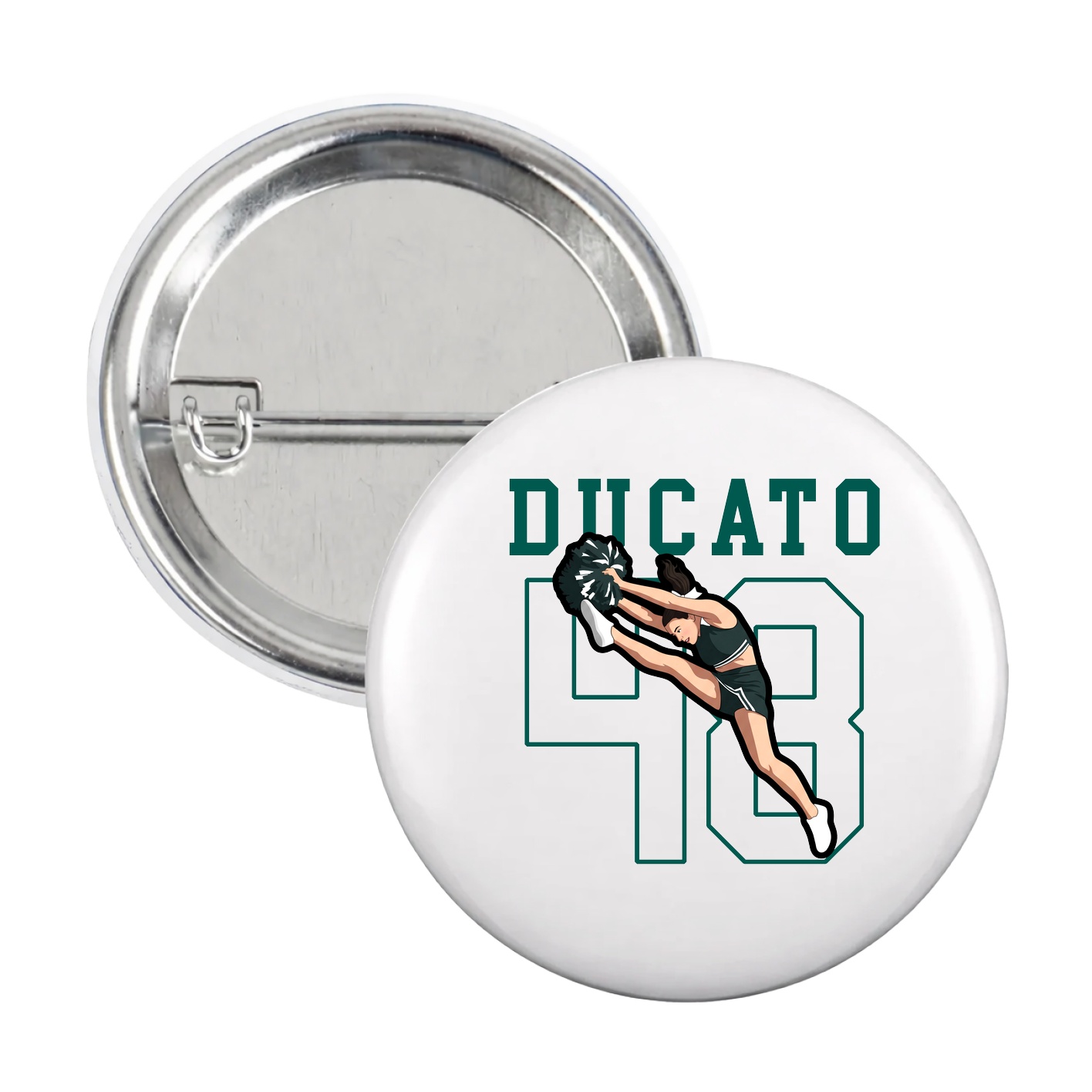 Game Day Button — Shirsey in White