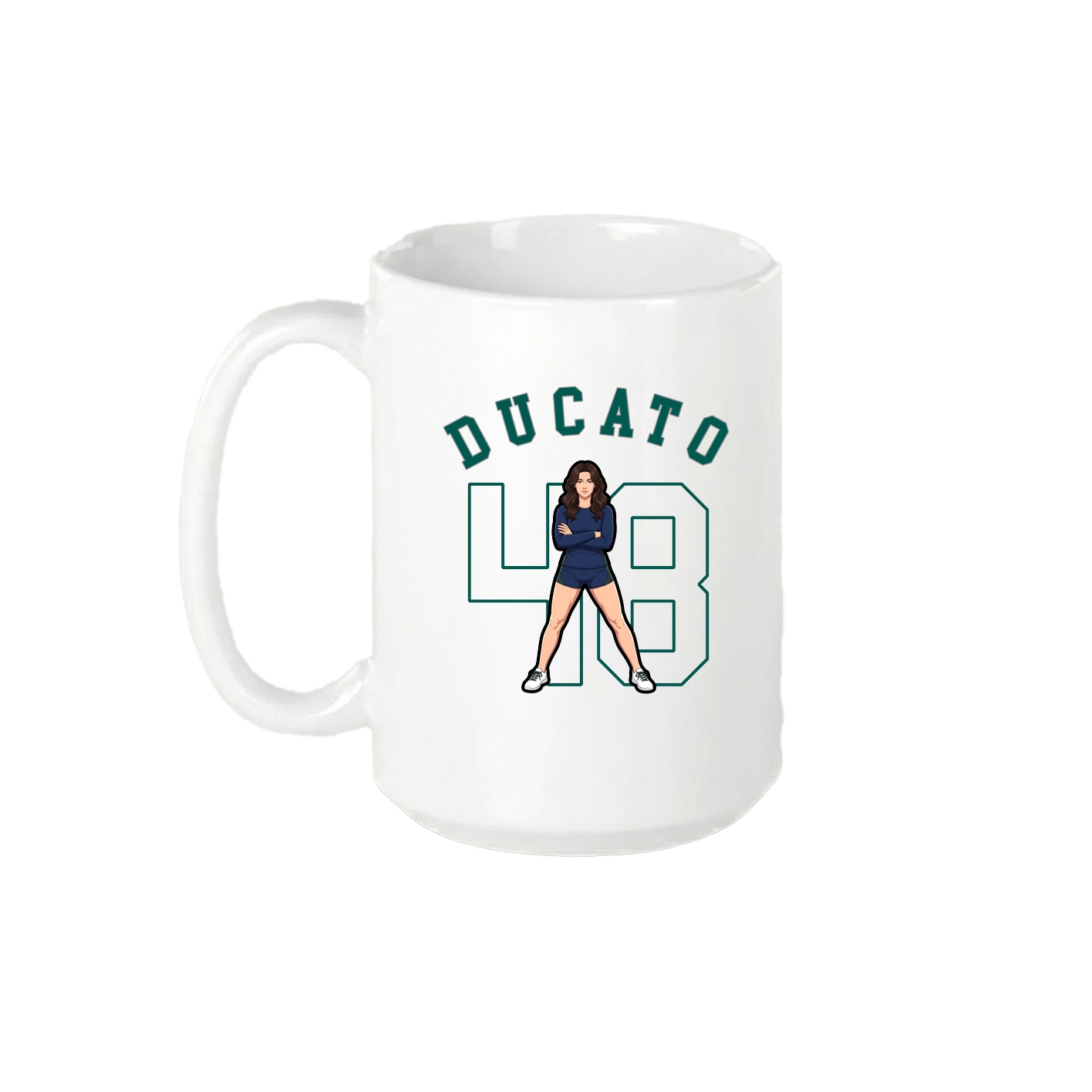 15oz Coffee Mug — Shirsey Arch in White
