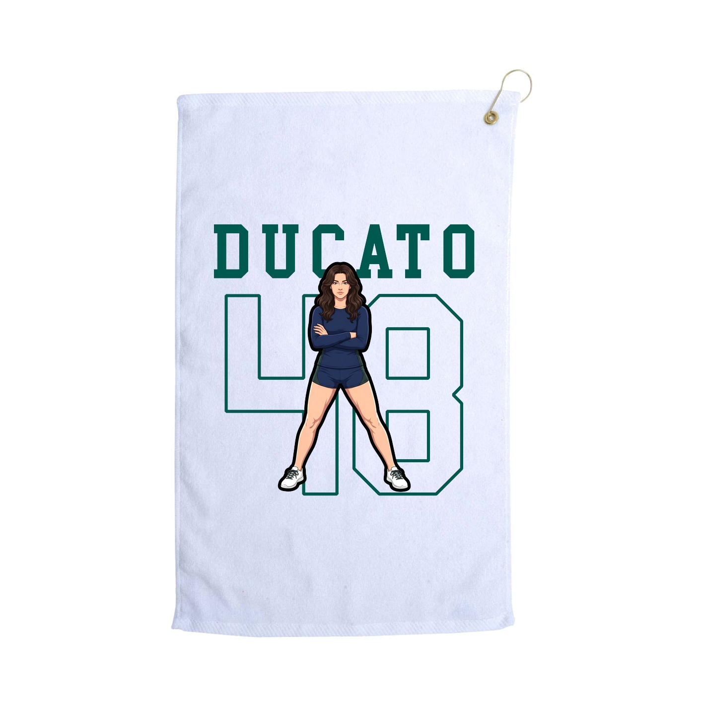 Golf Towel — Shirsey in White