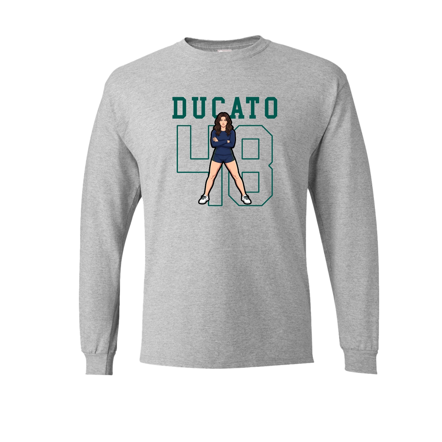 Long Sleeve Tee — Shirsey in Grey