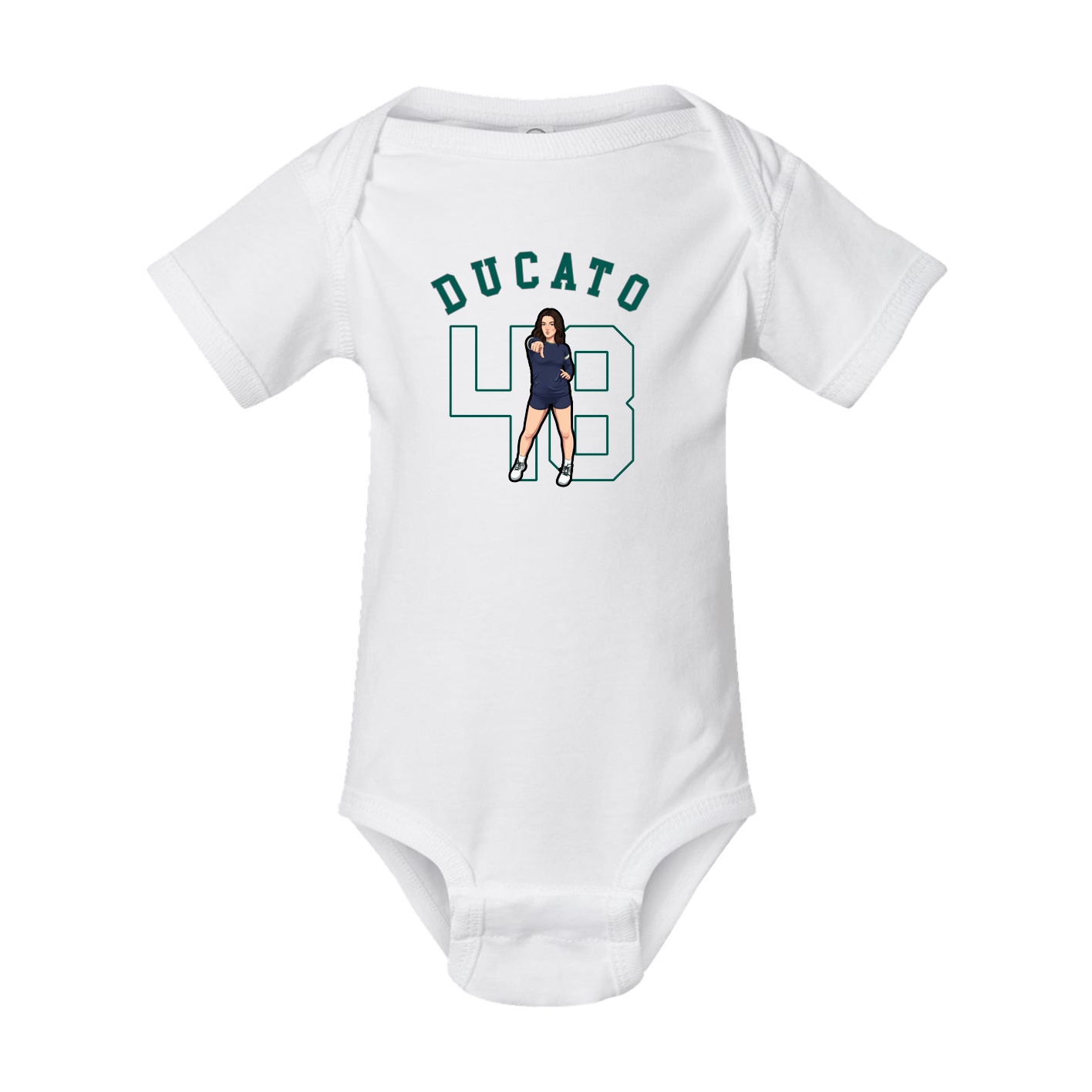 Baby Onesie — Shirsey Arch in White