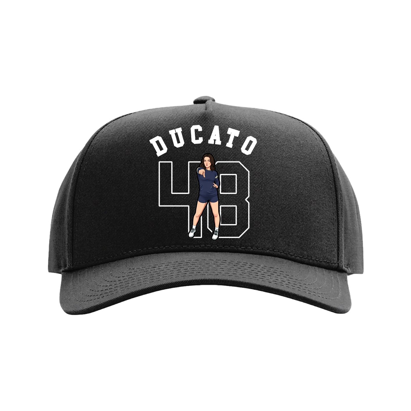 Full Fabric Five-Panel Champ Cap