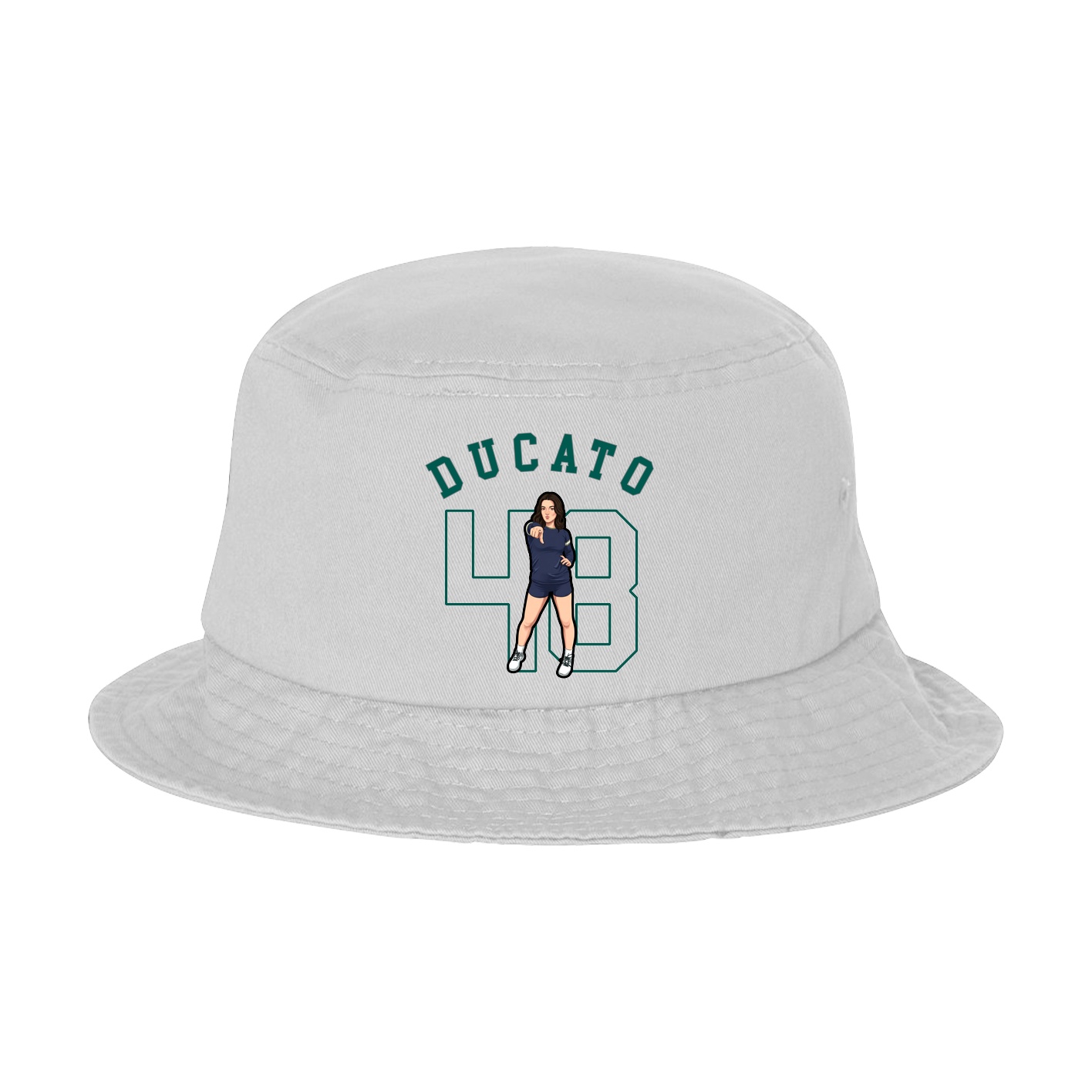 Bucket Cap — Shirsey Arch in White