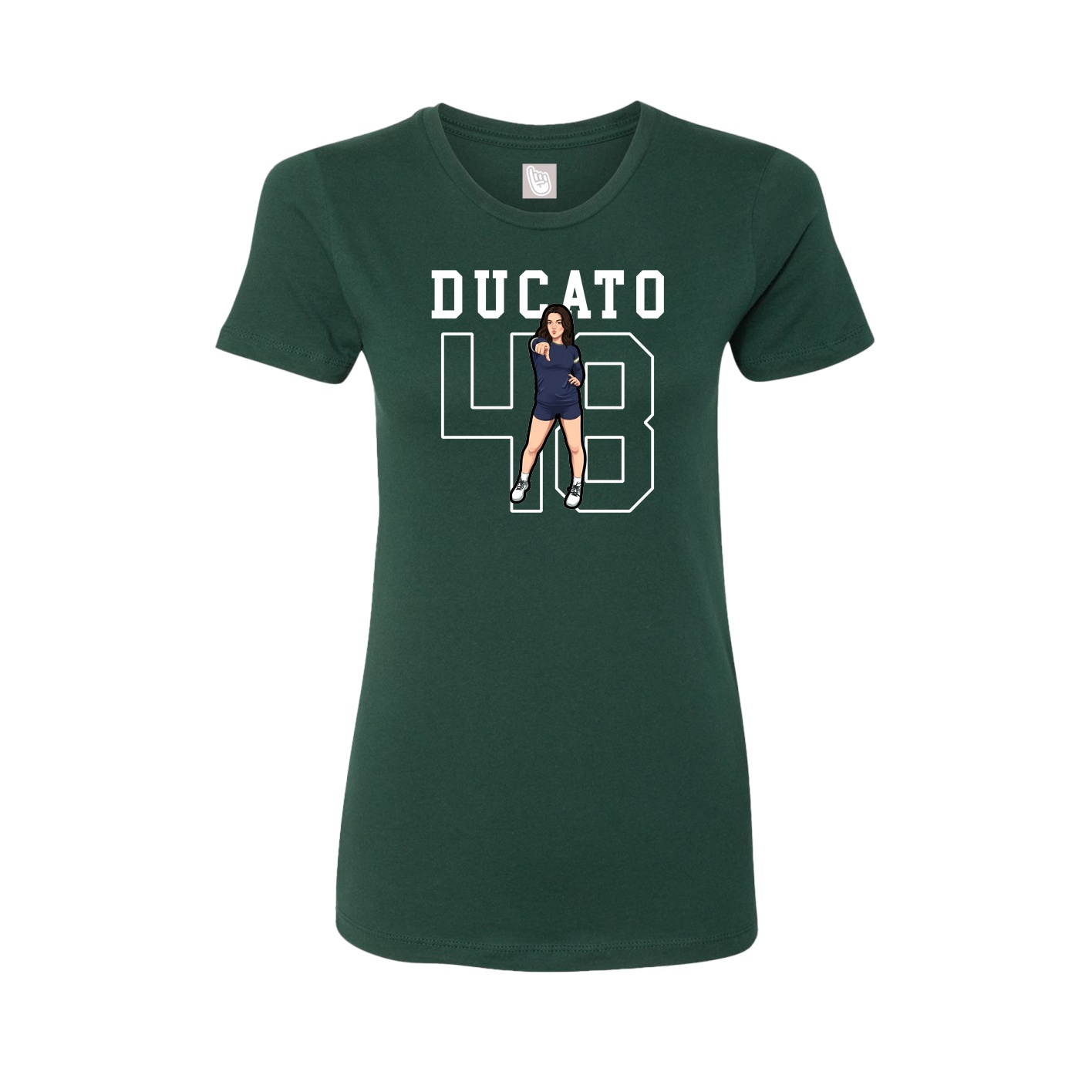 Fitted Women's Tee — Shirsey in Green